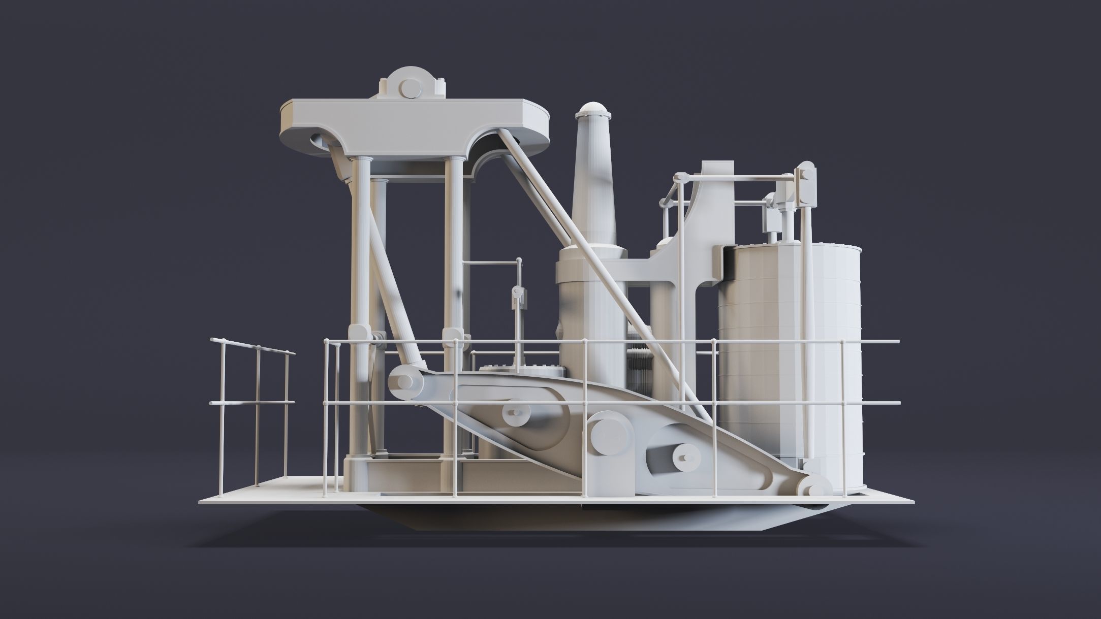 4- Steampunk Engines- High detail 3d models 3D model_3