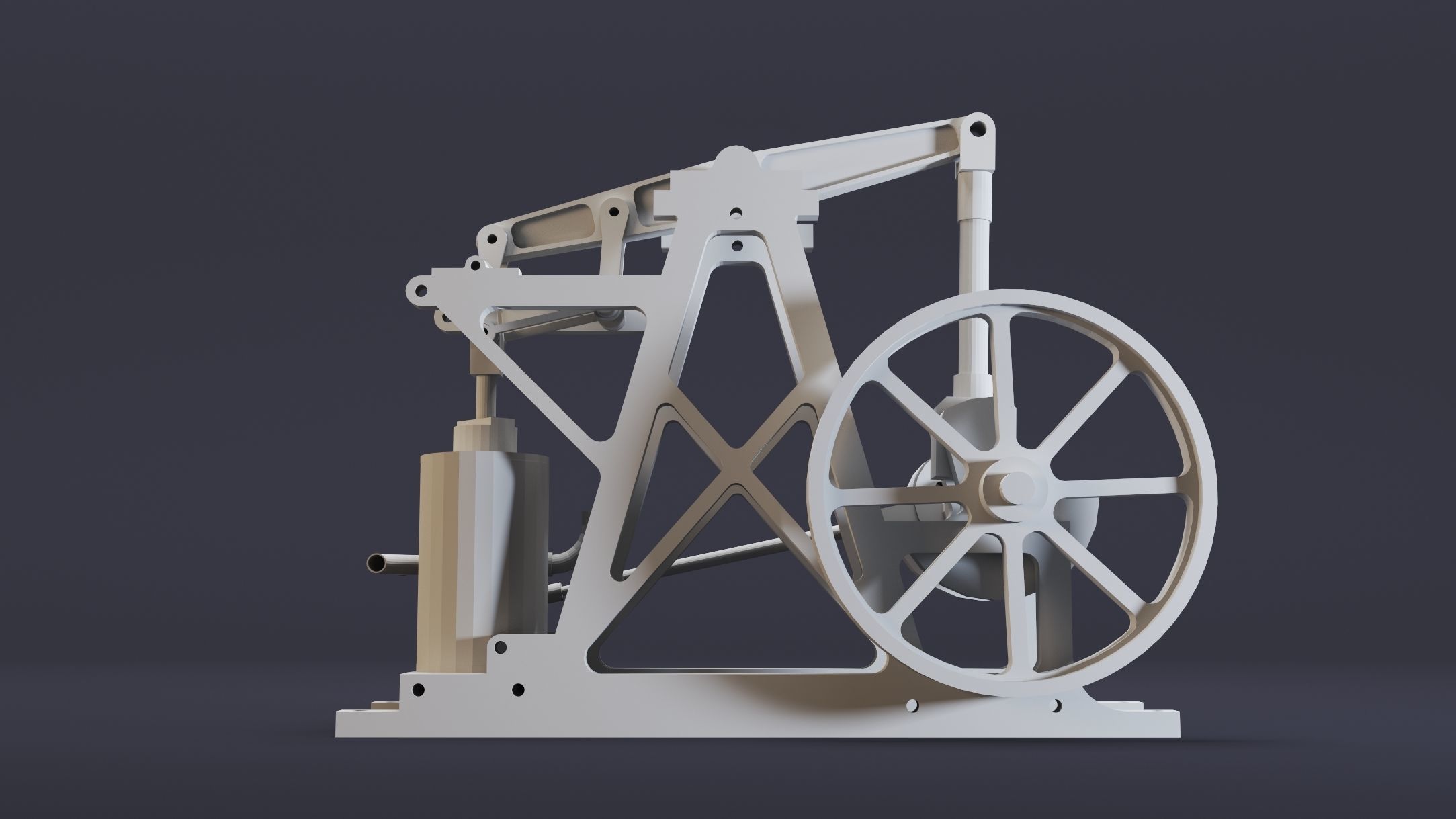 4- Steampunk Engines- High detail 3d models 3D model_5