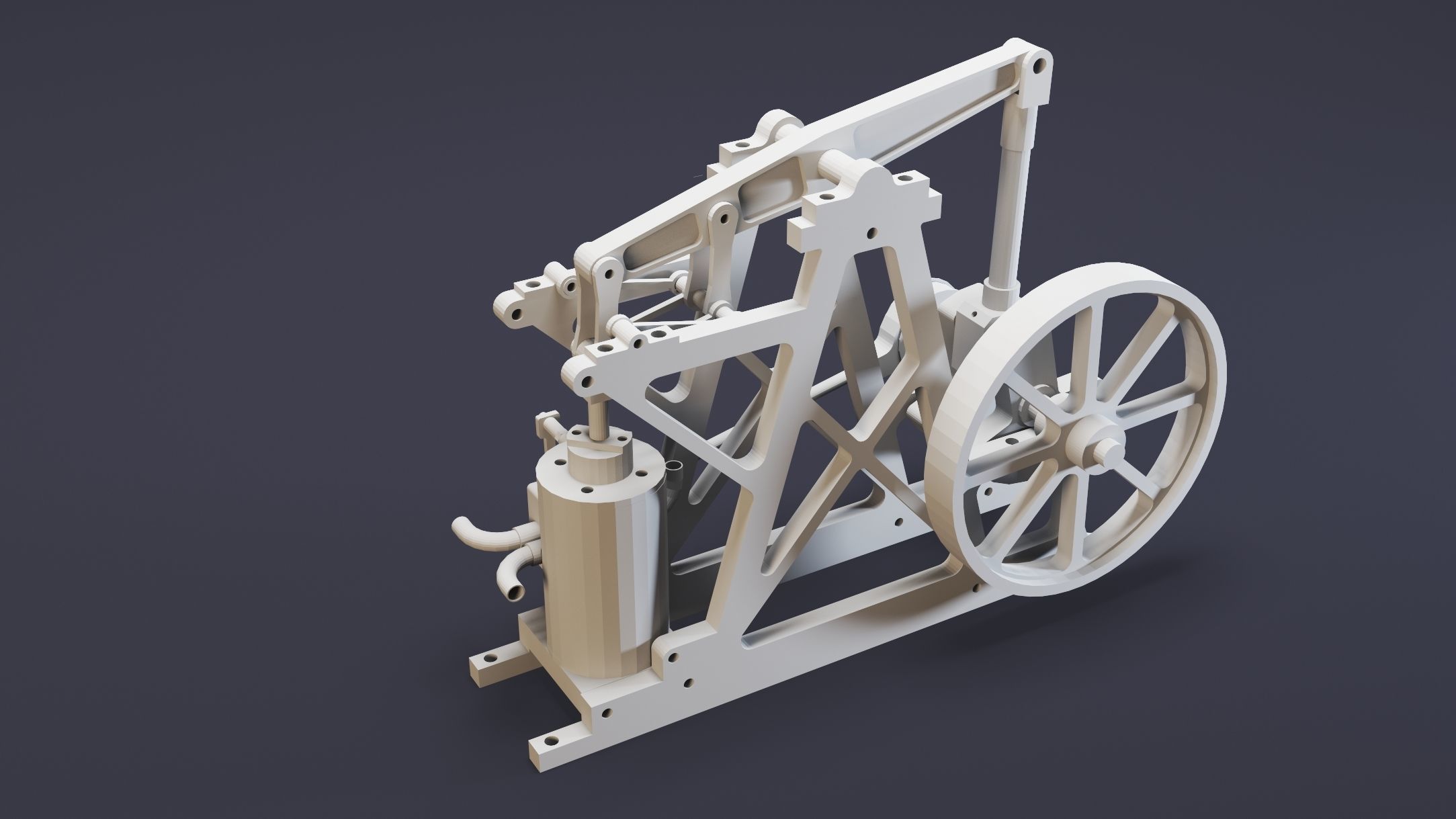 4- Steampunk Engines- High detail 3d models 3D model_6