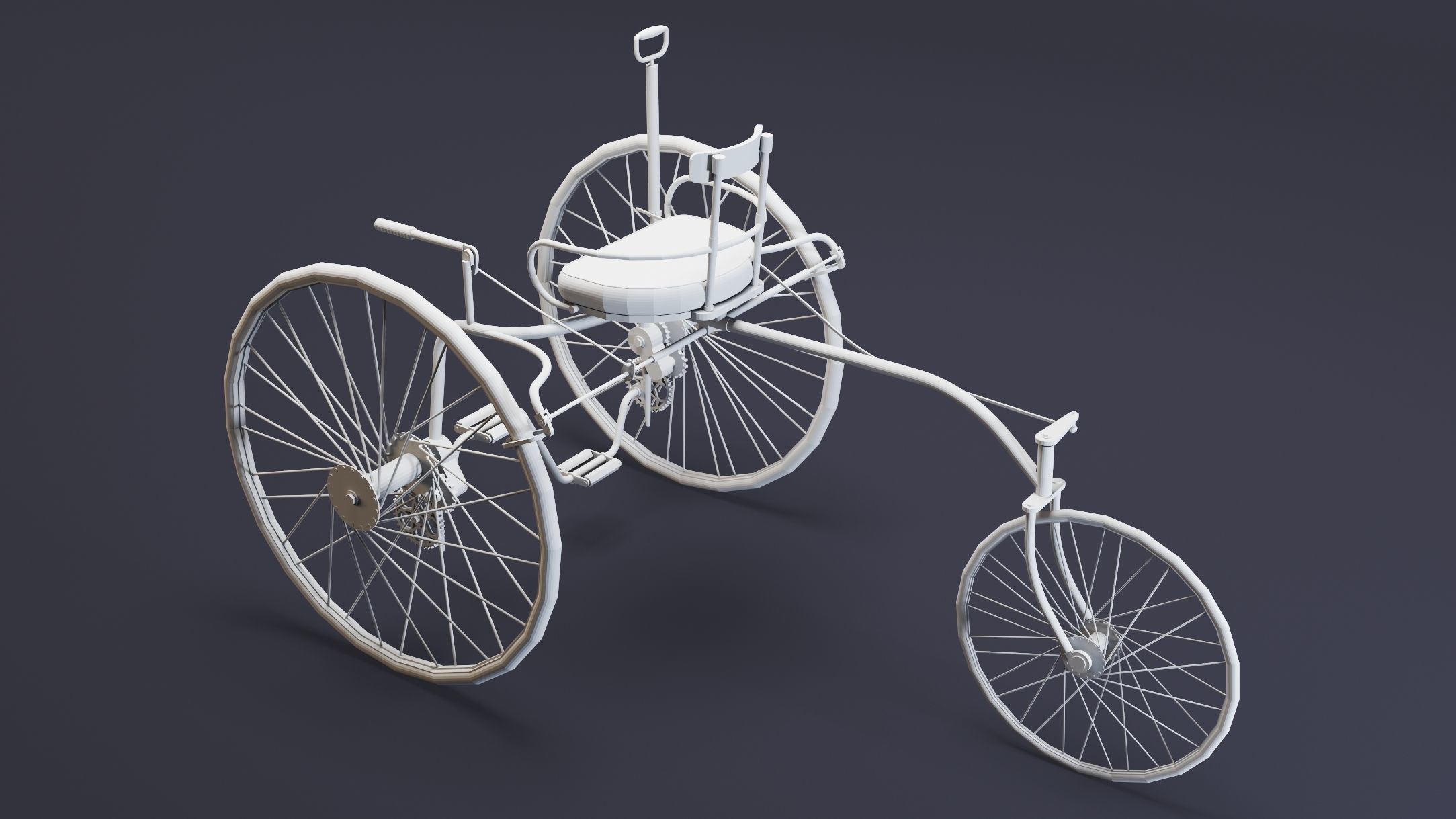 4- Tricycles- High detail 3d models Low-poly 3D model_8