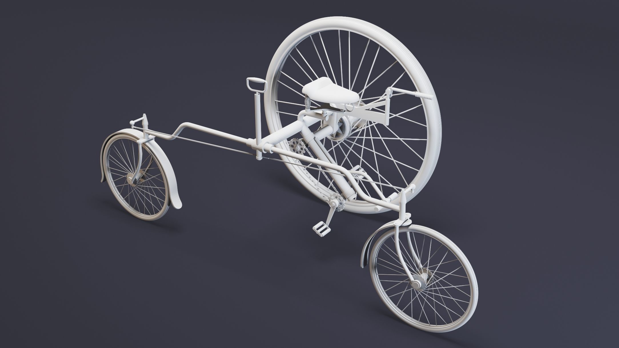 4- Tricycles- High detail 3d models Low-poly 3D model_7