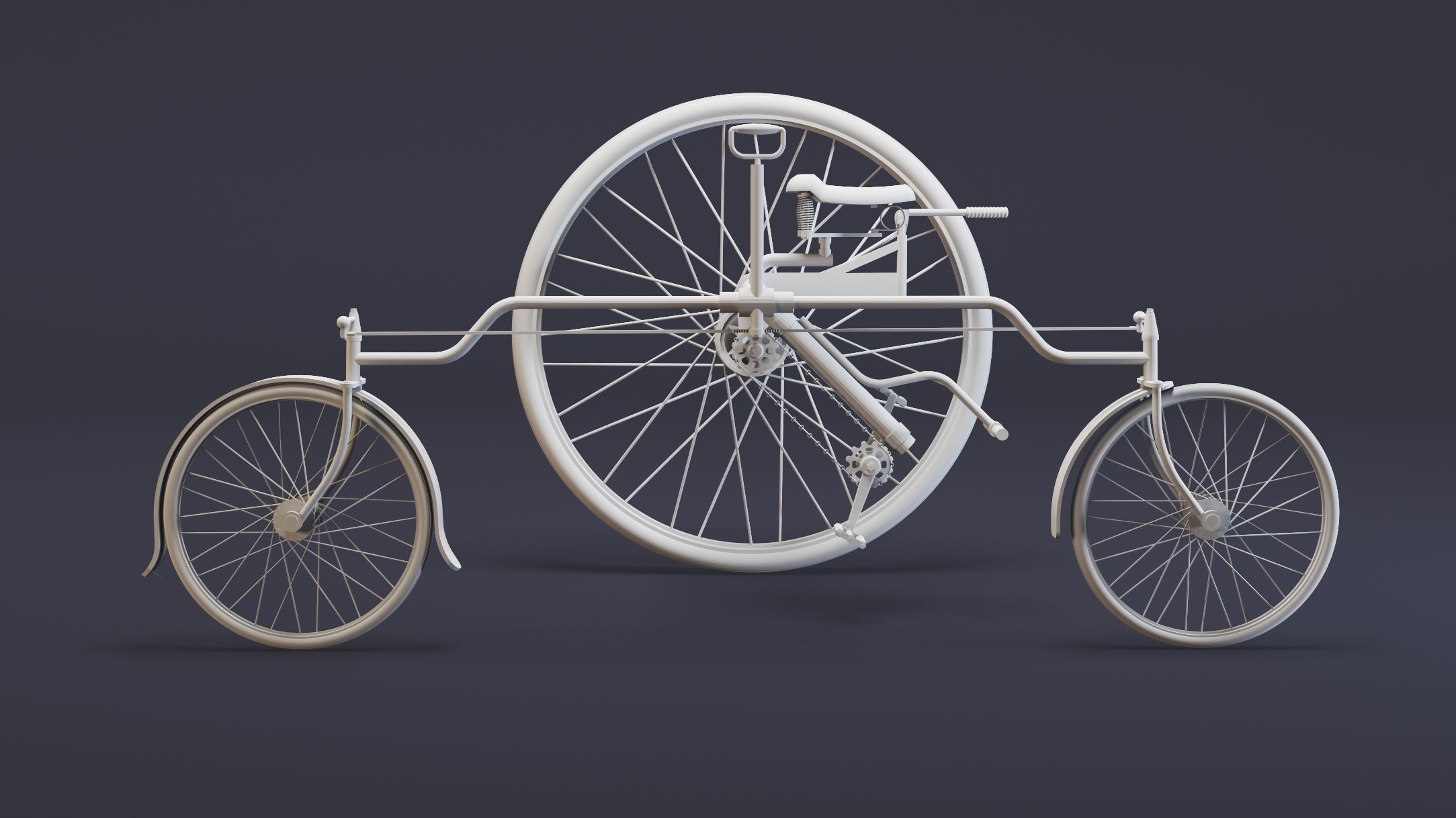 4- Tricycles- High detail 3d models Low-poly 3D model_2