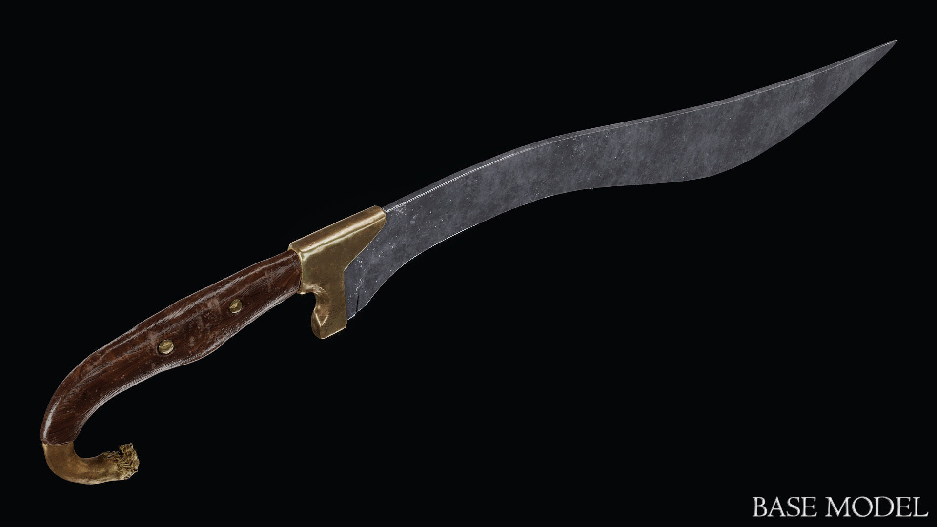 Sword of Alexander the Great Low-poly 3D model_90