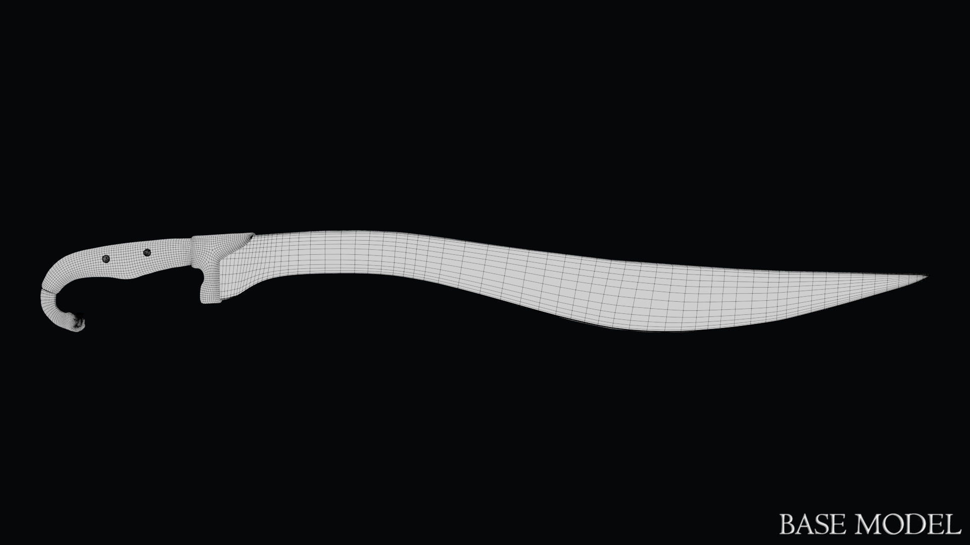 Sword of Alexander the Great Low-poly 3D model_79