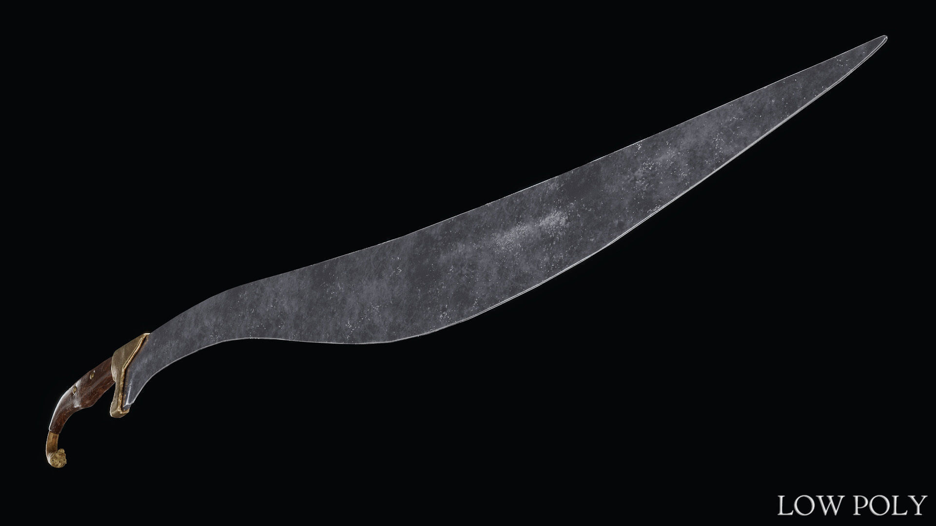 Sword of Alexander the Great Low-poly 3D model_50