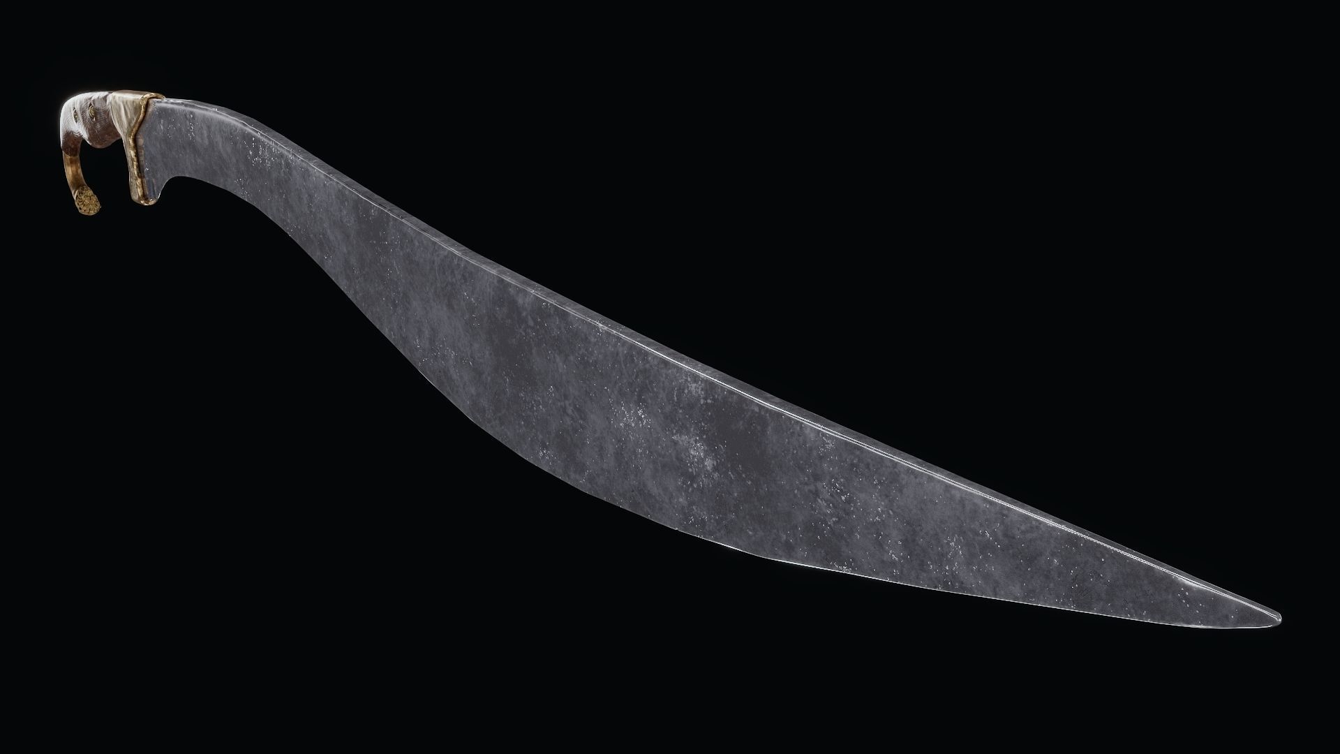 Sword of Alexander the Great Low-poly 3D model_15