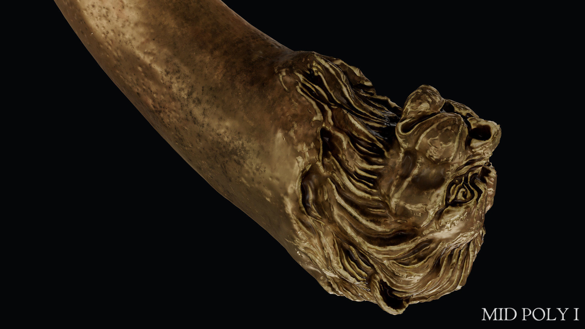 Sword of Alexander the Great Low-poly 3D model_119