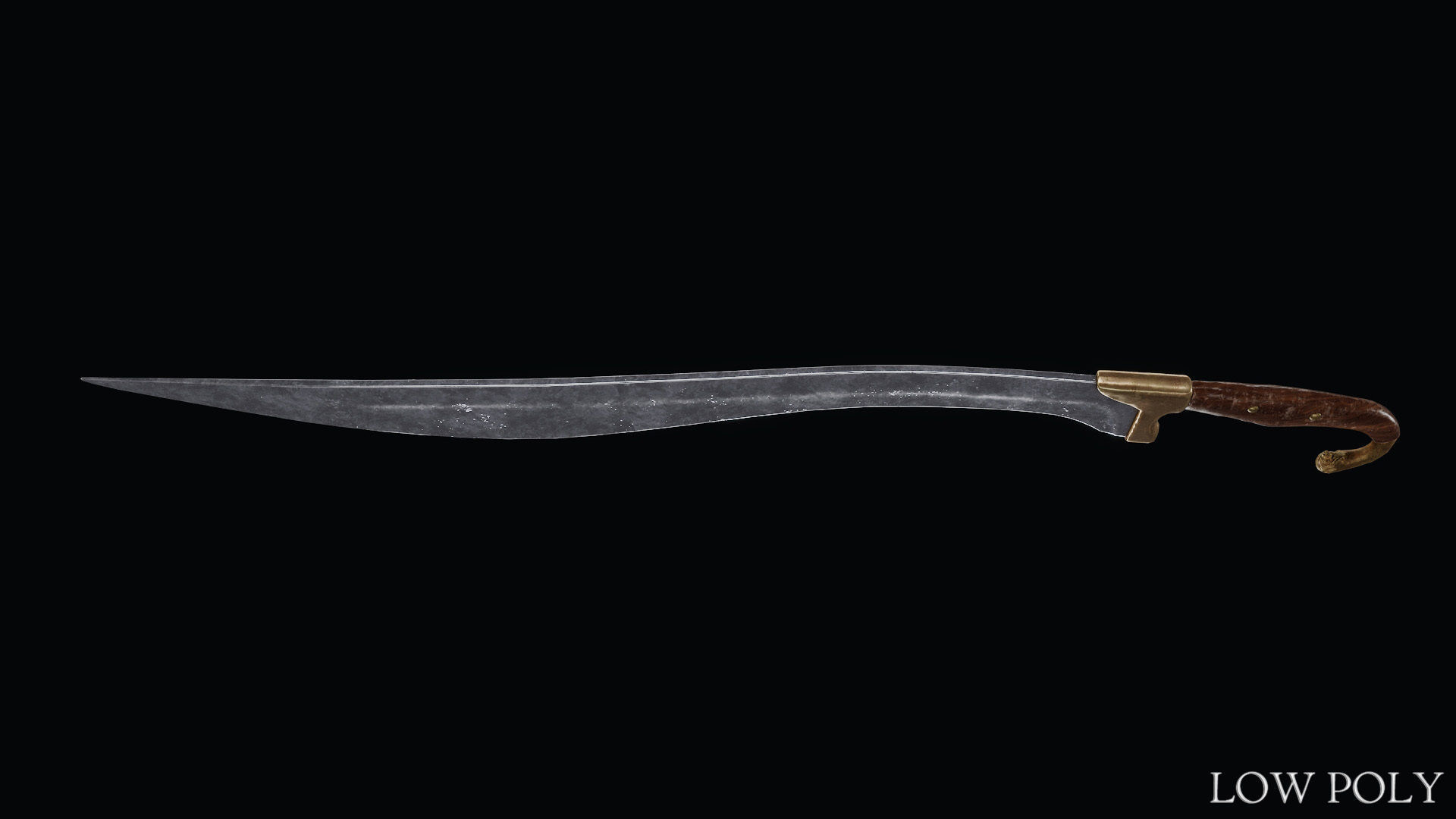 Sword of Alexander the Great Low-poly 3D model_42