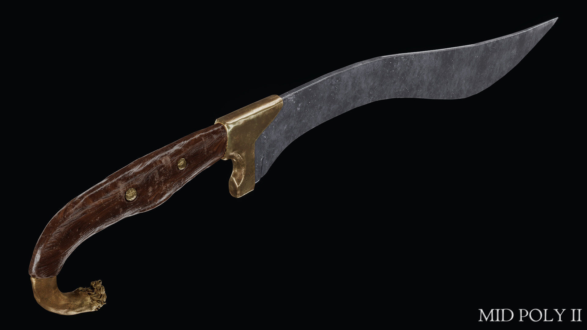 Sword of Alexander the Great Low-poly 3D model_133