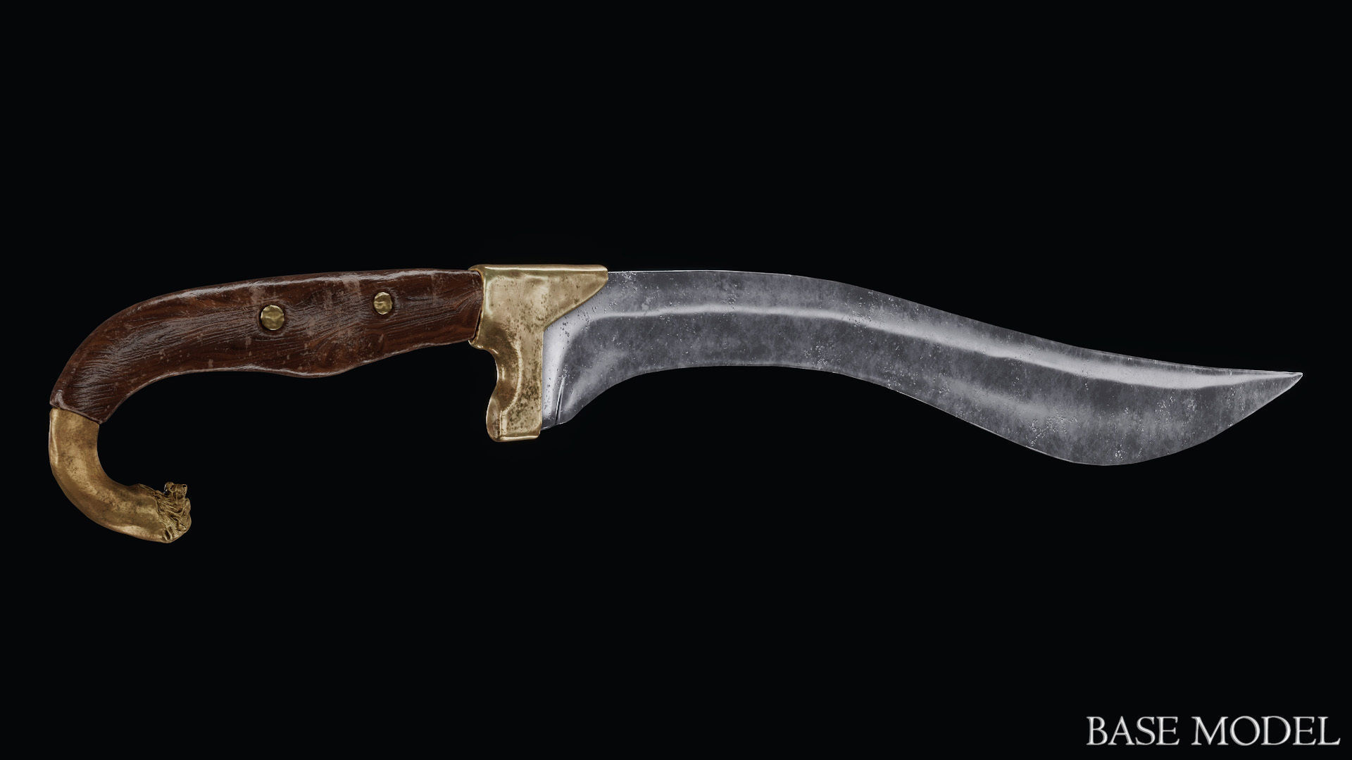 Sword of Alexander the Great Low-poly 3D model_81