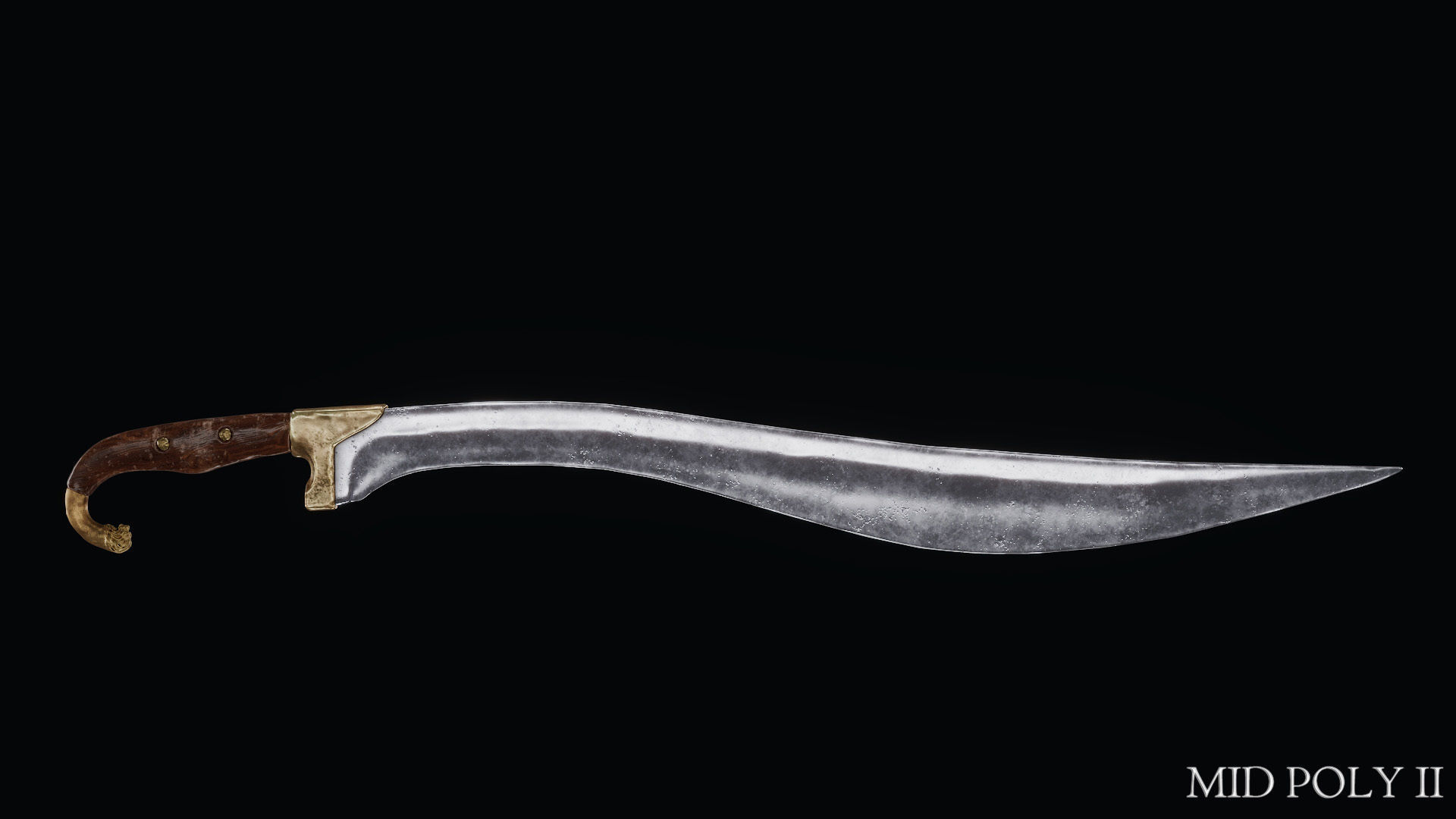 Sword of Alexander the Great Low-poly 3D model_125