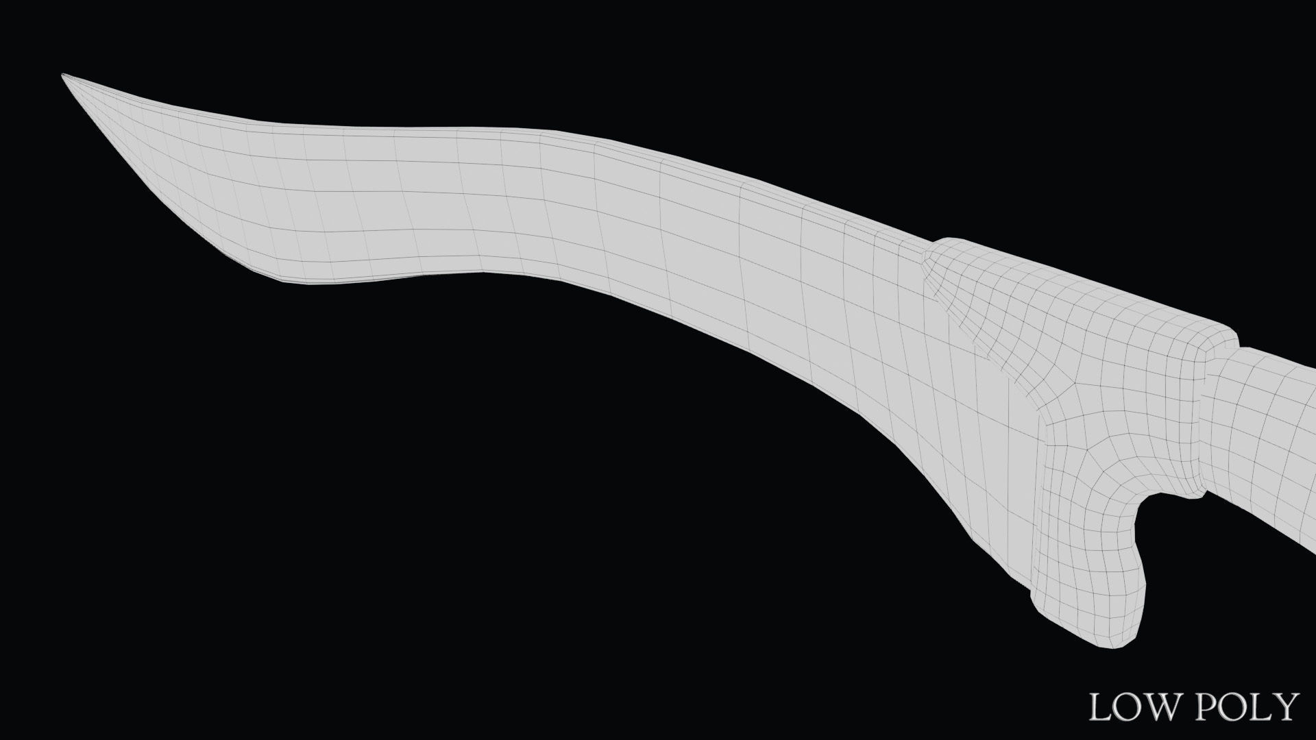 Sword of Alexander the Great Low-poly 3D model_63