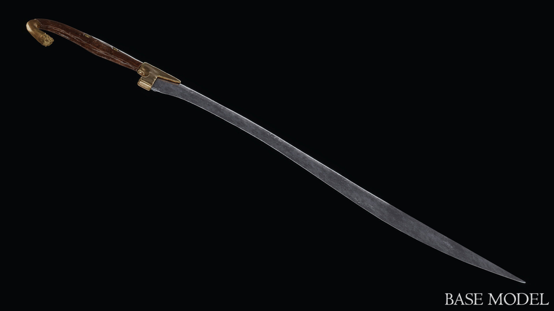 Sword of Alexander the Great Low-poly 3D model_91
