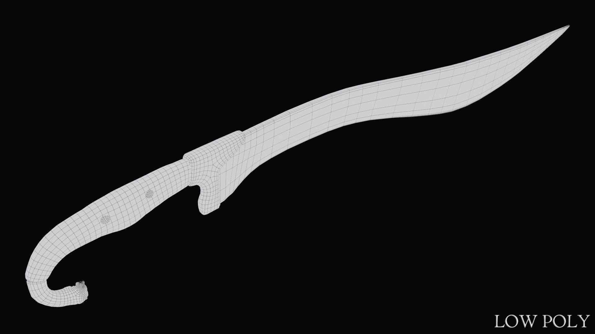 Sword of Alexander the Great Low-poly 3D model_47