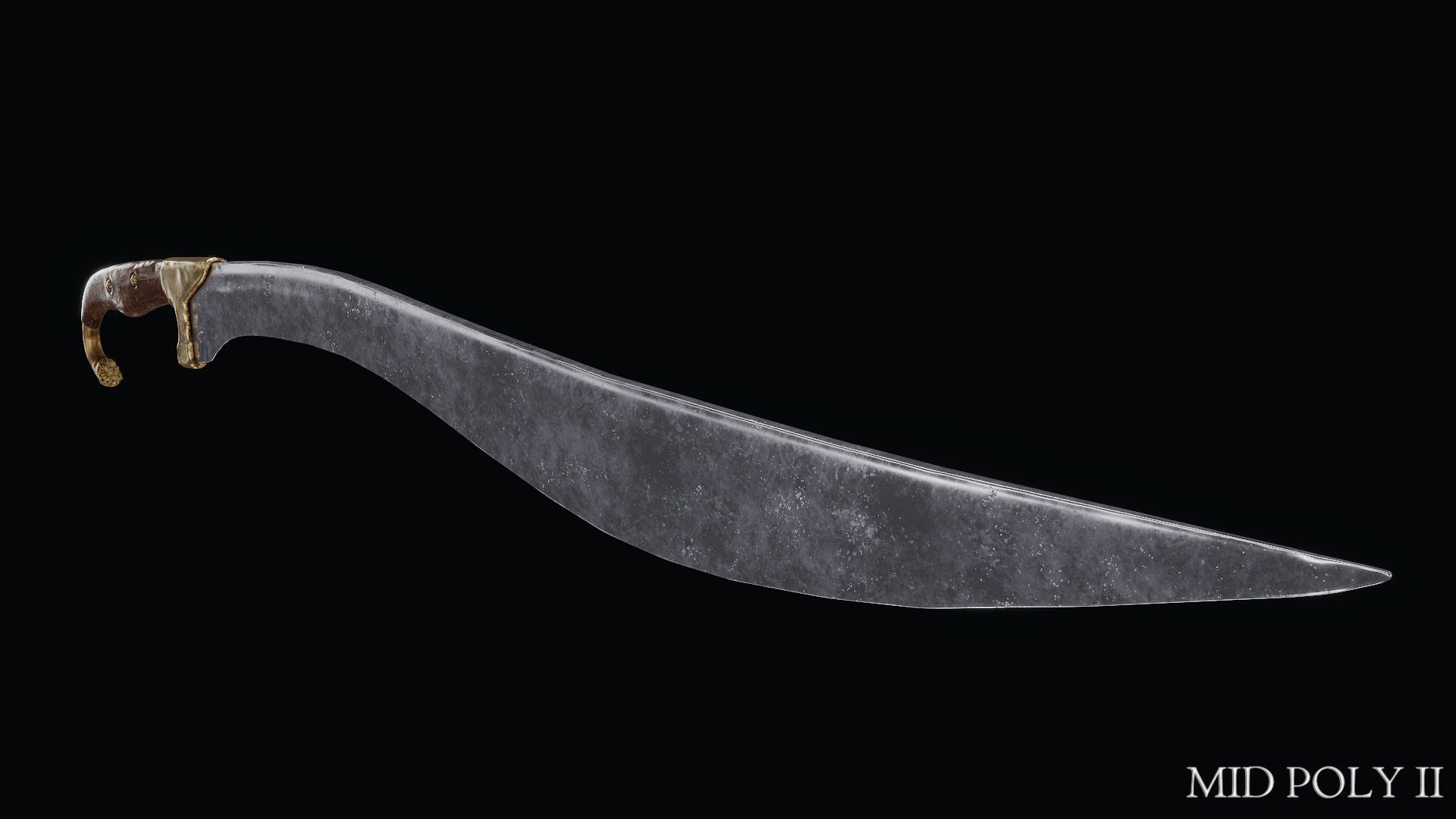 Sword of Alexander the Great Low-poly 3D model_126
