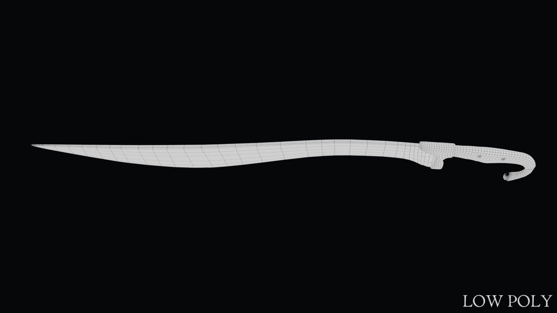 Sword of Alexander the Great Low-poly 3D model_43