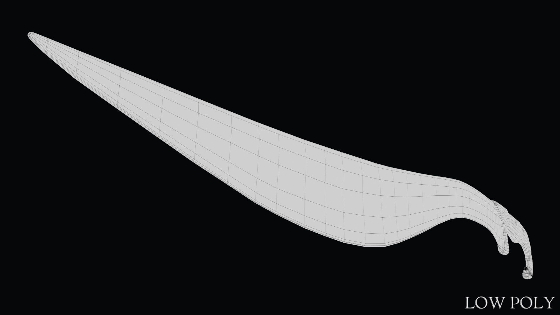 Sword of Alexander the Great Low-poly 3D model_55