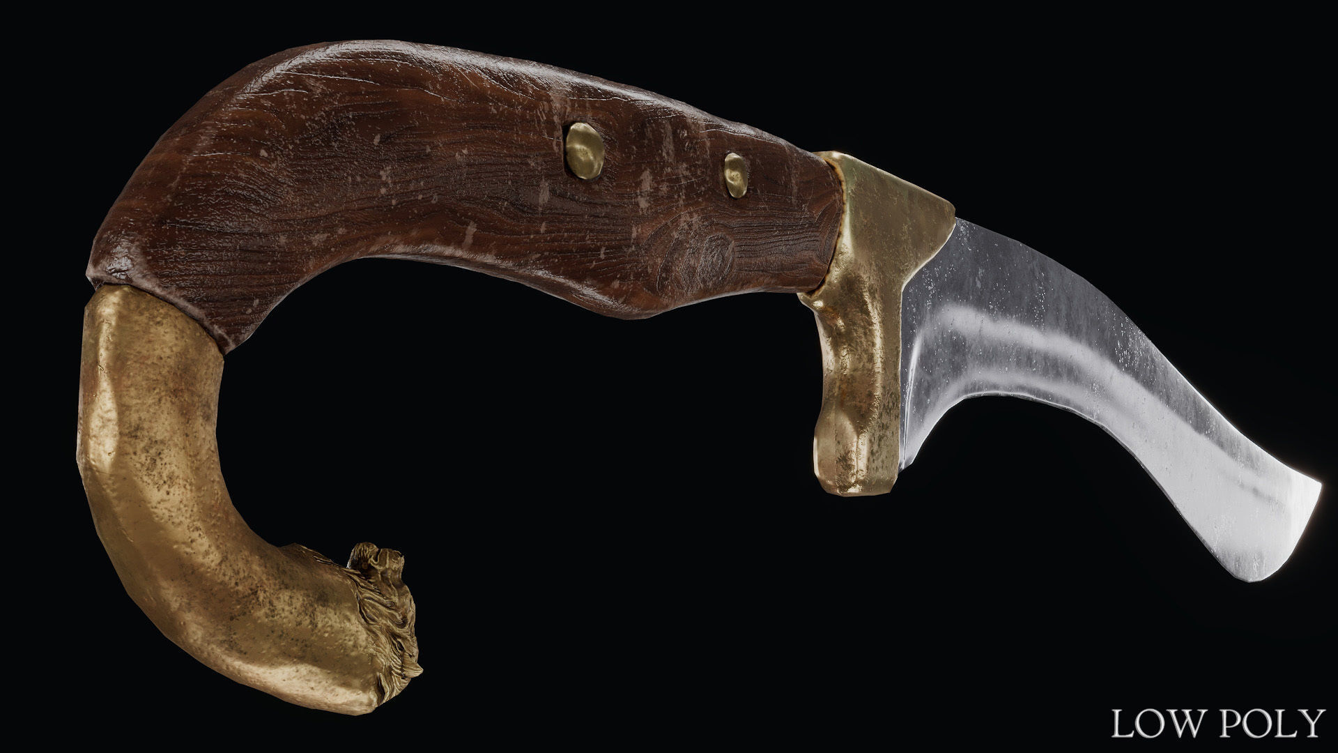 Sword of Alexander the Great Low-poly 3D model_56