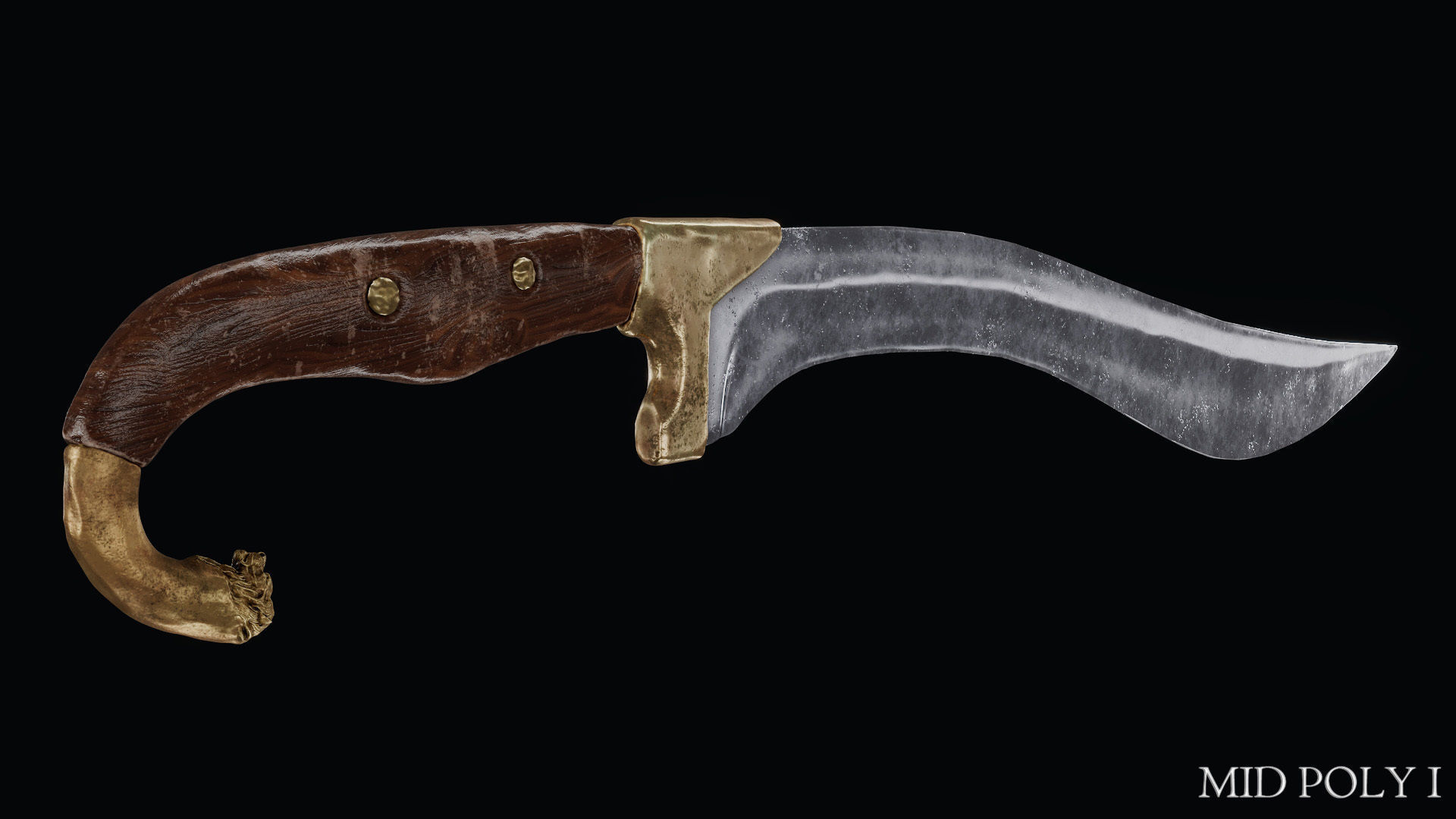 Sword of Alexander the Great Low-poly 3D model_118