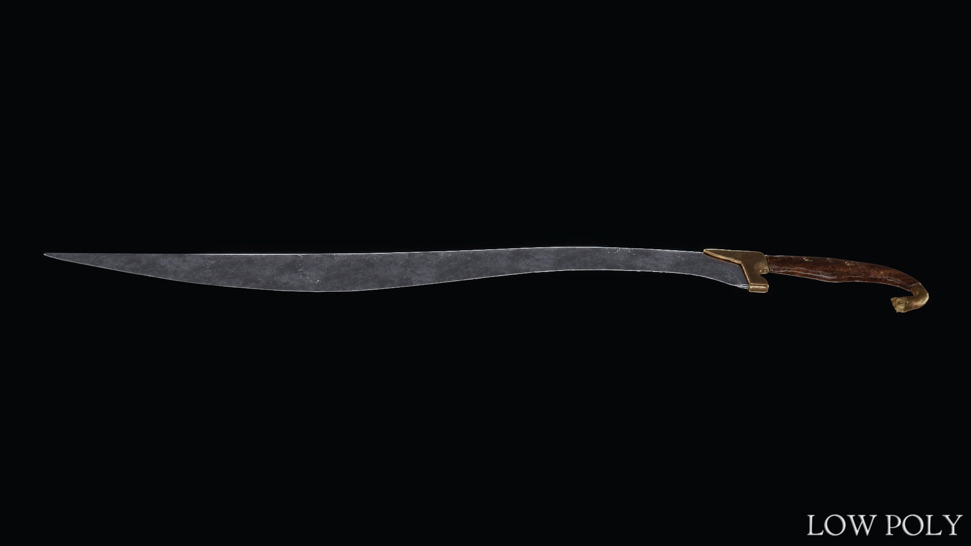 Sword of Alexander the Great Low-poly 3D model_44