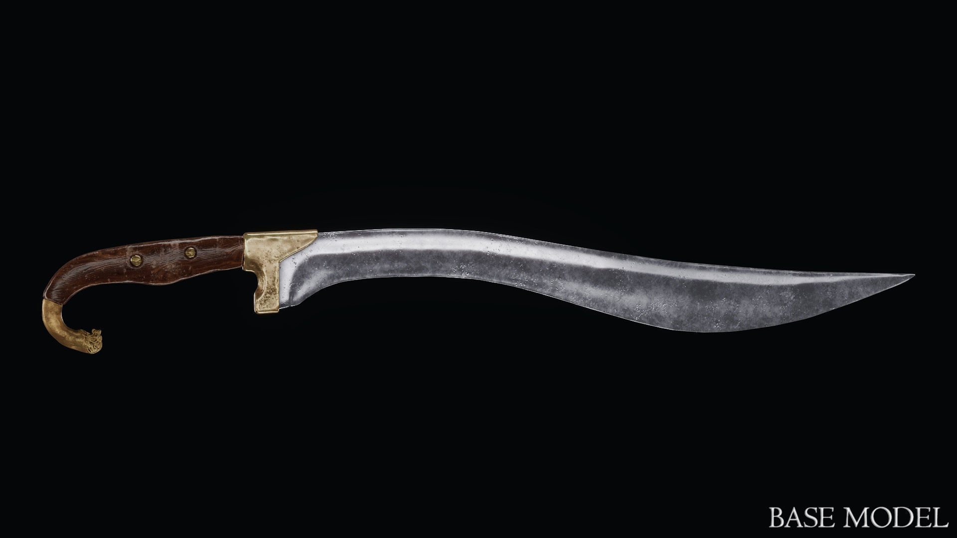 Sword of Alexander the Great Low-poly 3D model_80