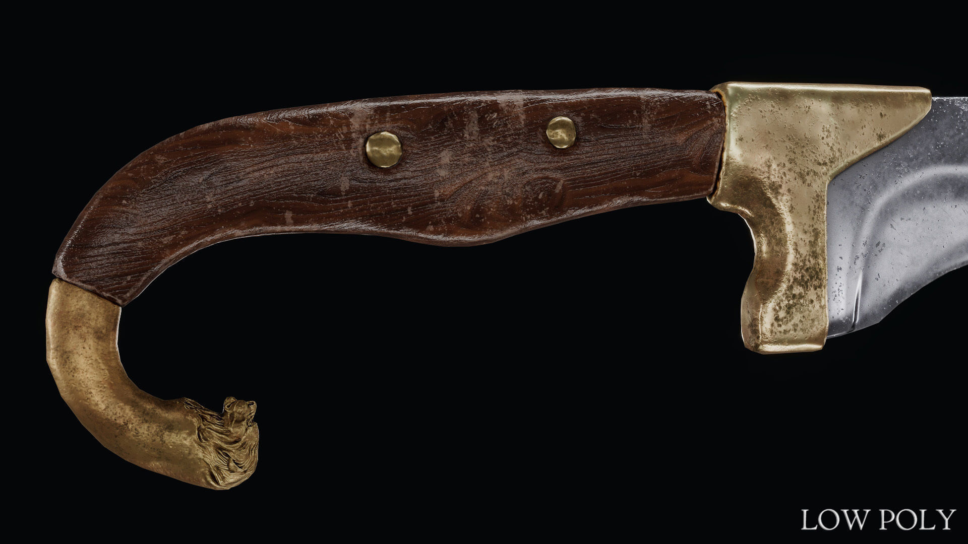 Sword of Alexander the Great Low-poly 3D model_60