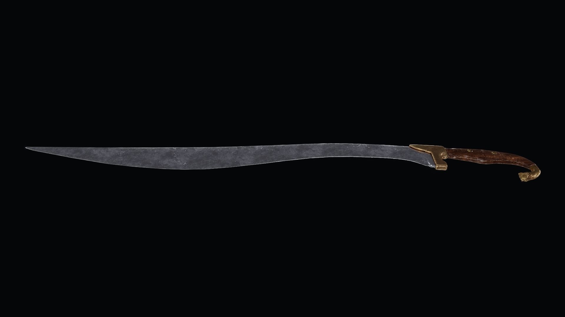 Sword of Alexander the Great Low-poly 3D model_11