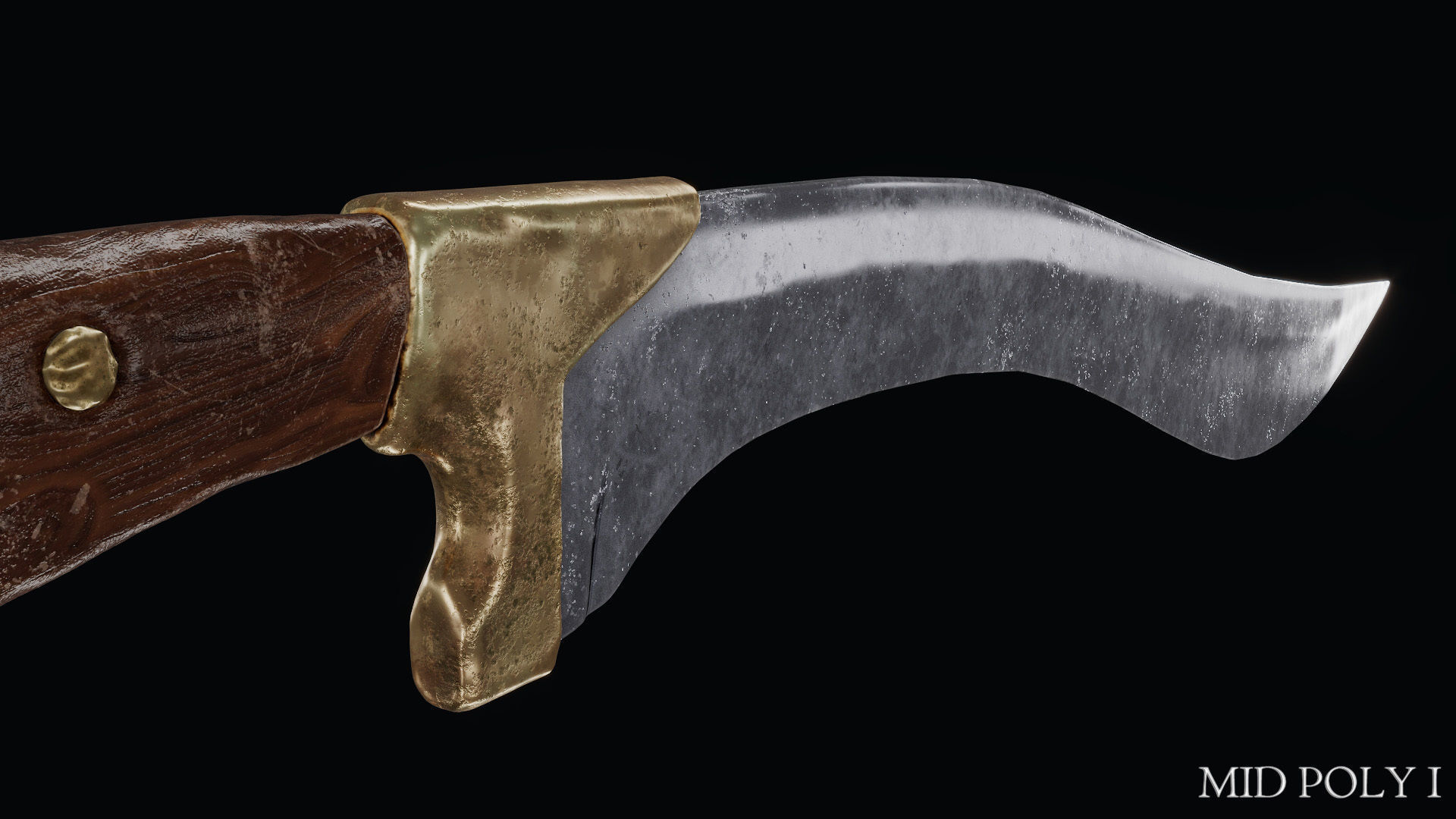 Sword of Alexander the Great Low-poly 3D model_121