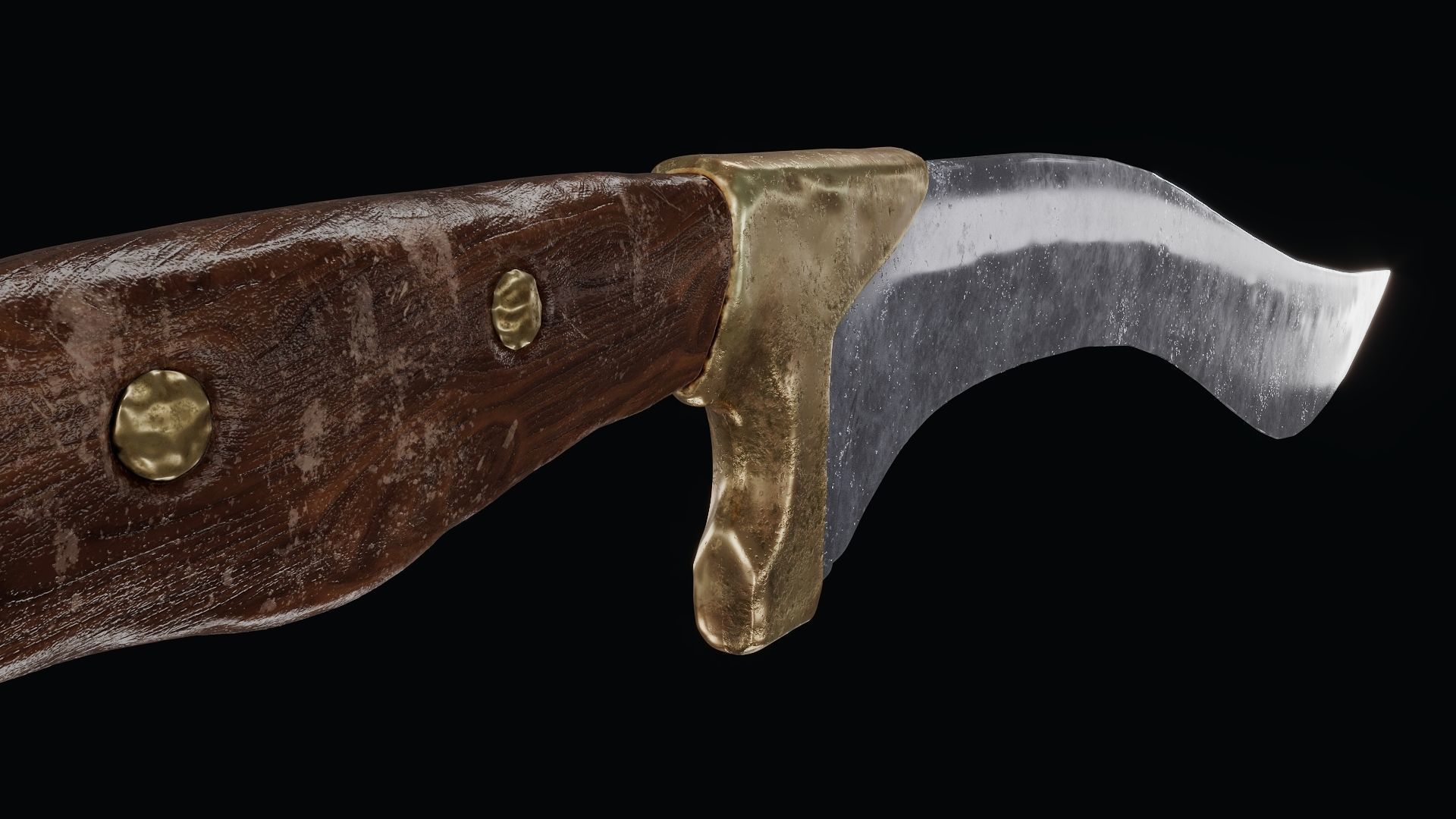 Sword of Alexander the Great Low-poly 3D model_18