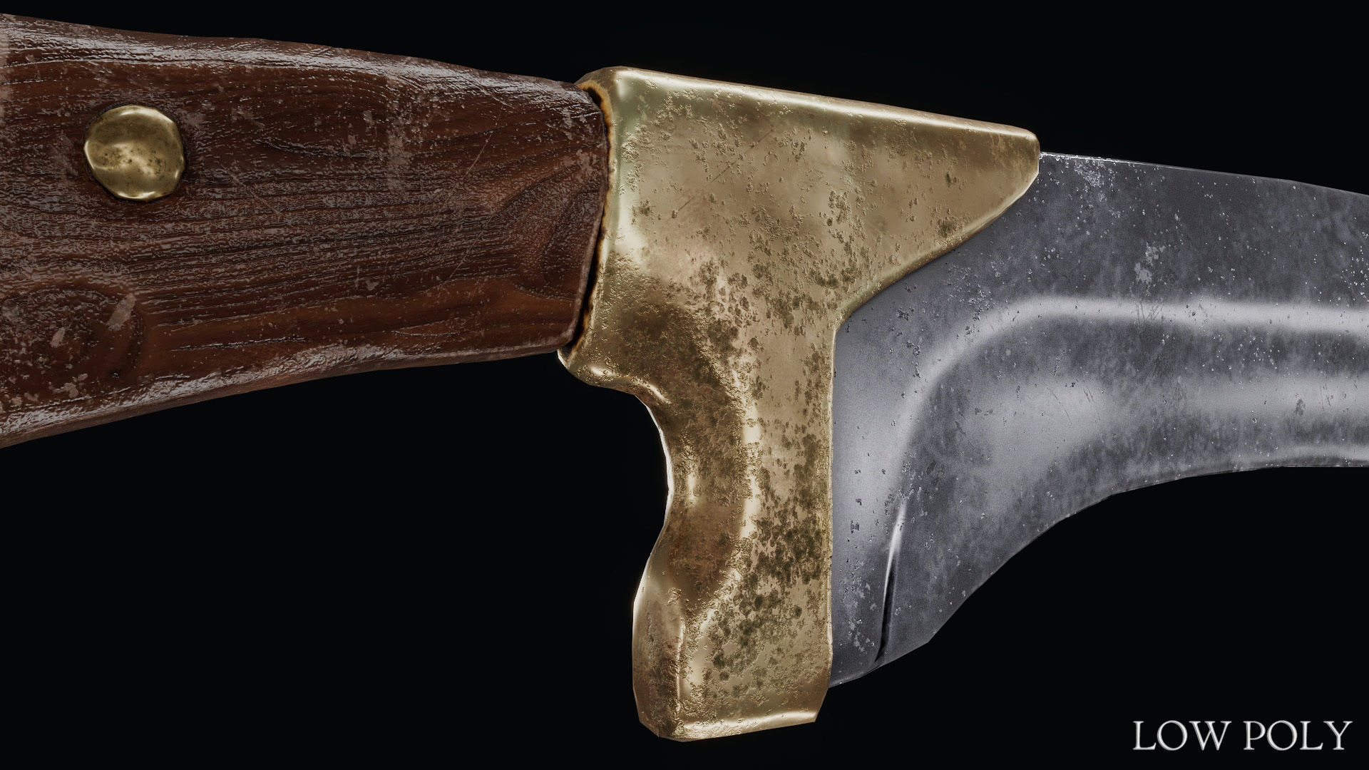 Sword of Alexander the Great Low-poly 3D model_64