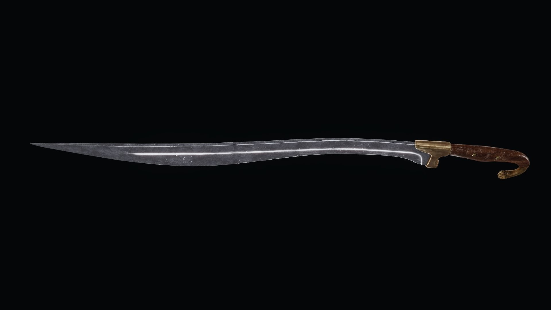 Sword of Alexander the Great Low-poly 3D model_10
