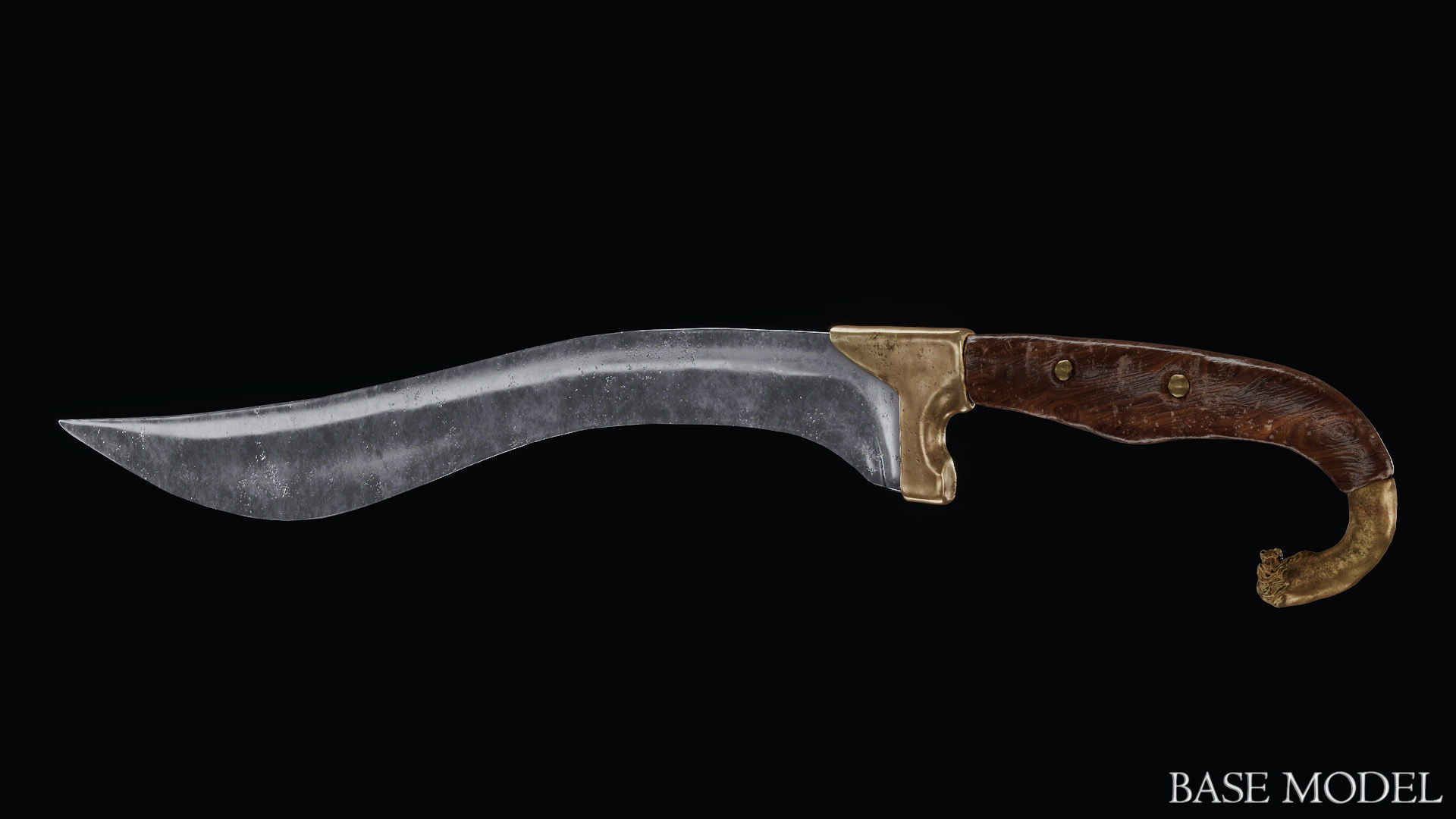 Sword of Alexander the Great Low-poly 3D model_86