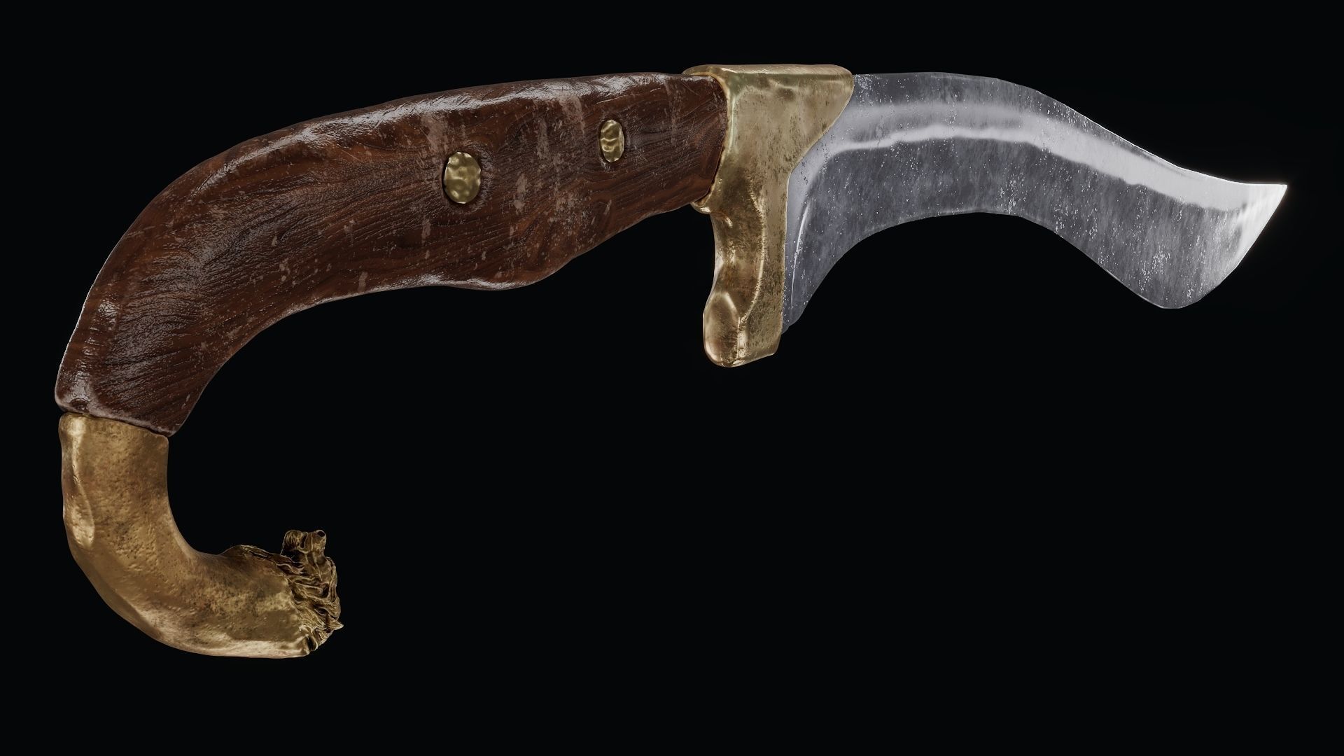 Sword of Alexander the Great Low-poly 3D model_6