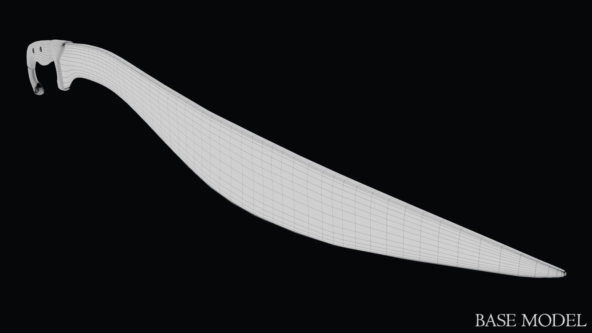 Sword of Alexander the Great Low-poly 3D model_94