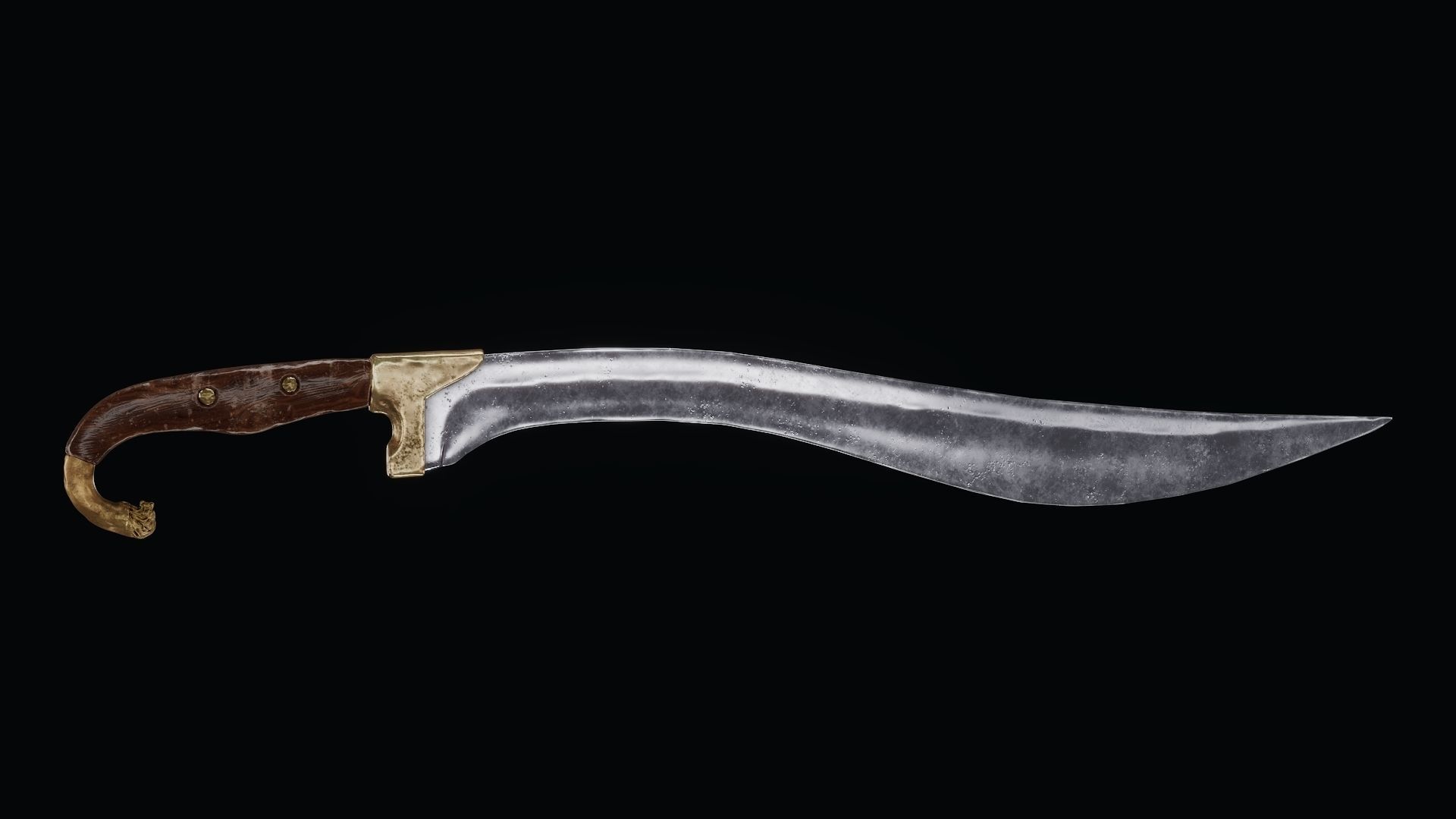 Sword of Alexander the Great Low-poly 3D model_4