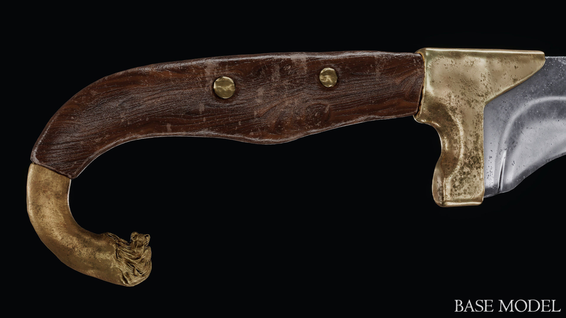 Sword of Alexander the Great Low-poly 3D model_99