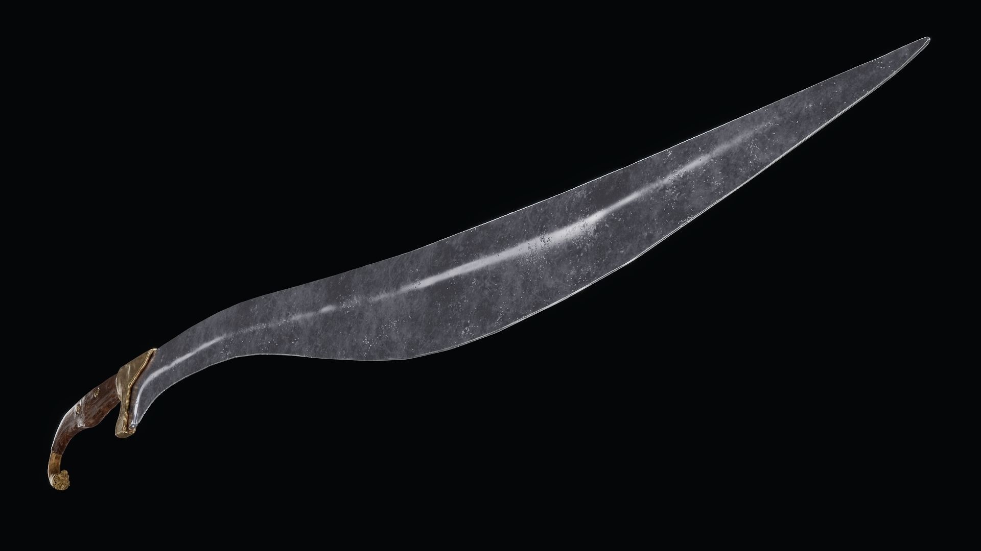 Sword of Alexander the Great Low-poly 3D model_14