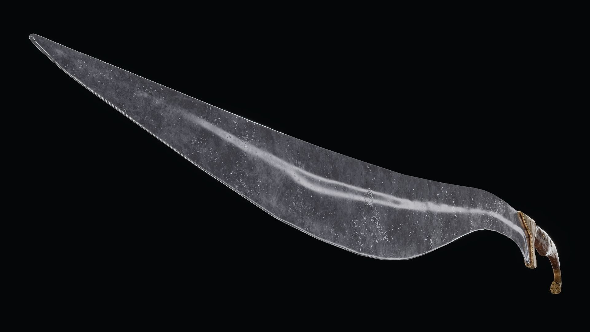 Sword of Alexander the Great Low-poly 3D model_16