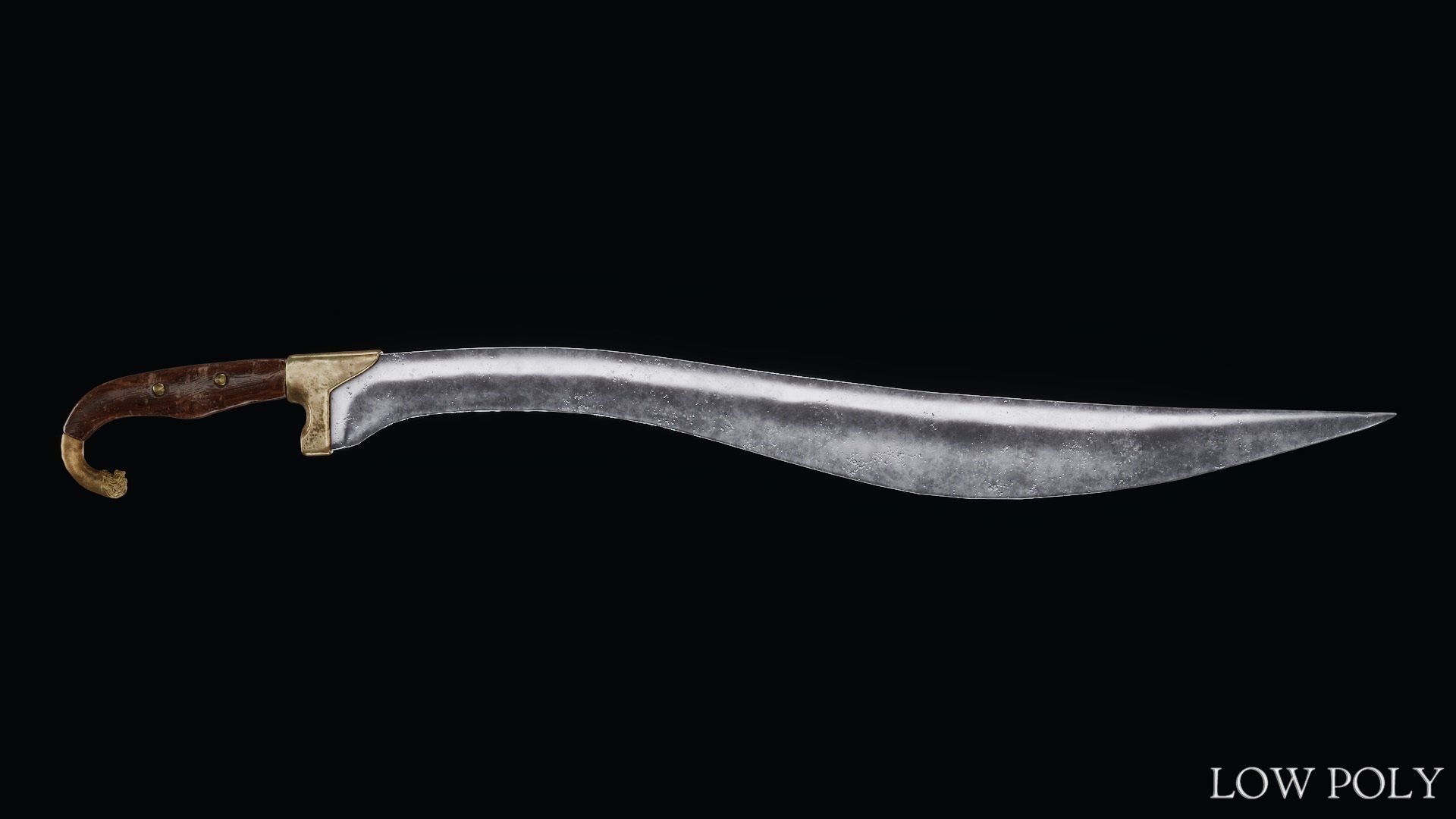 Sword of Alexander the Great Low-poly 3D model_28