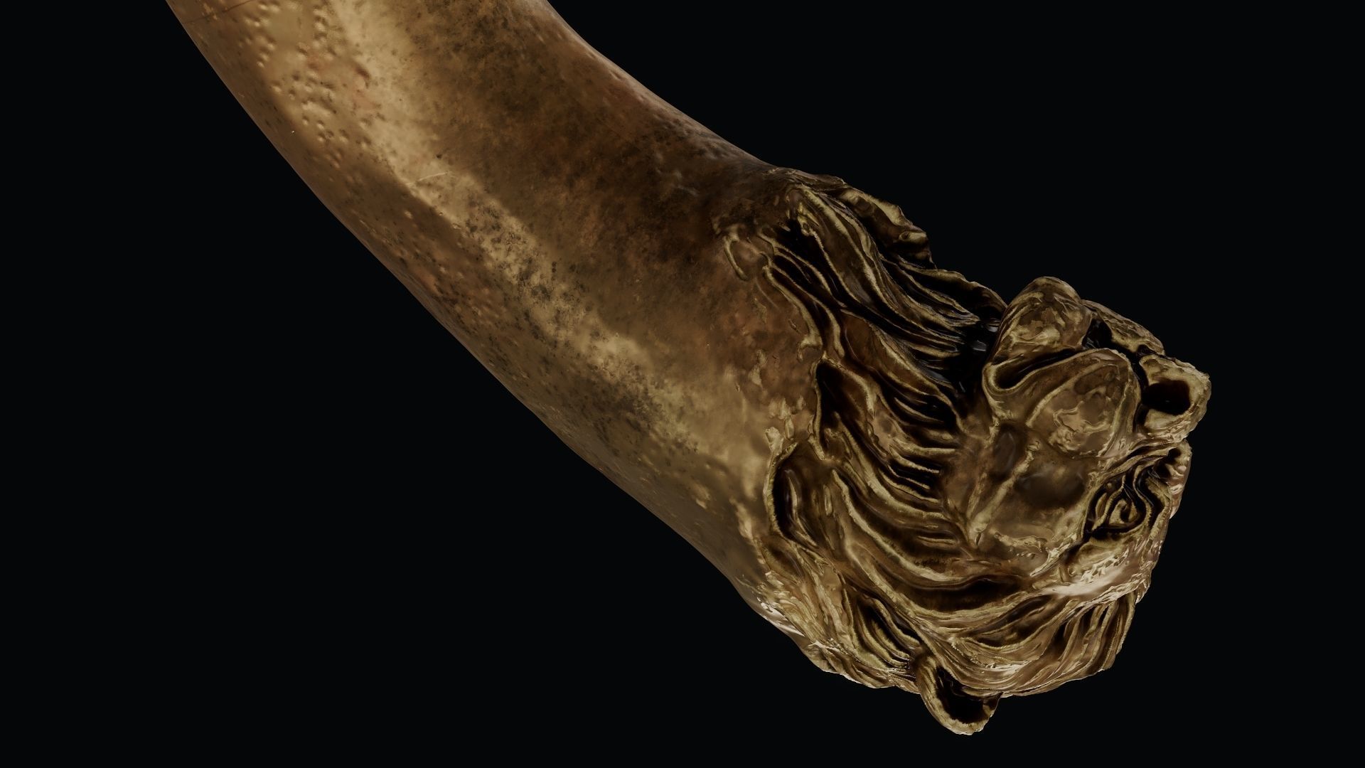 Sword of Alexander the Great Low-poly 3D model_27