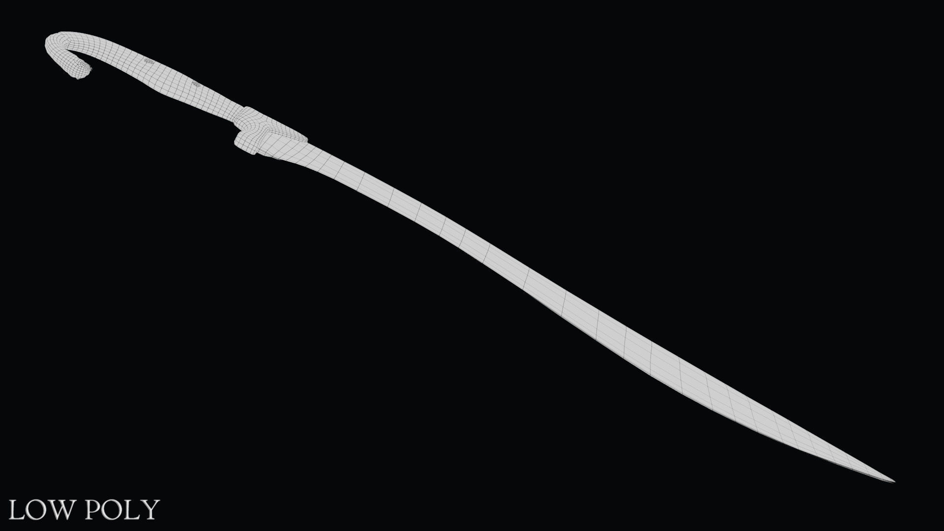 Sword of Alexander the Great Low-poly 3D model_49
