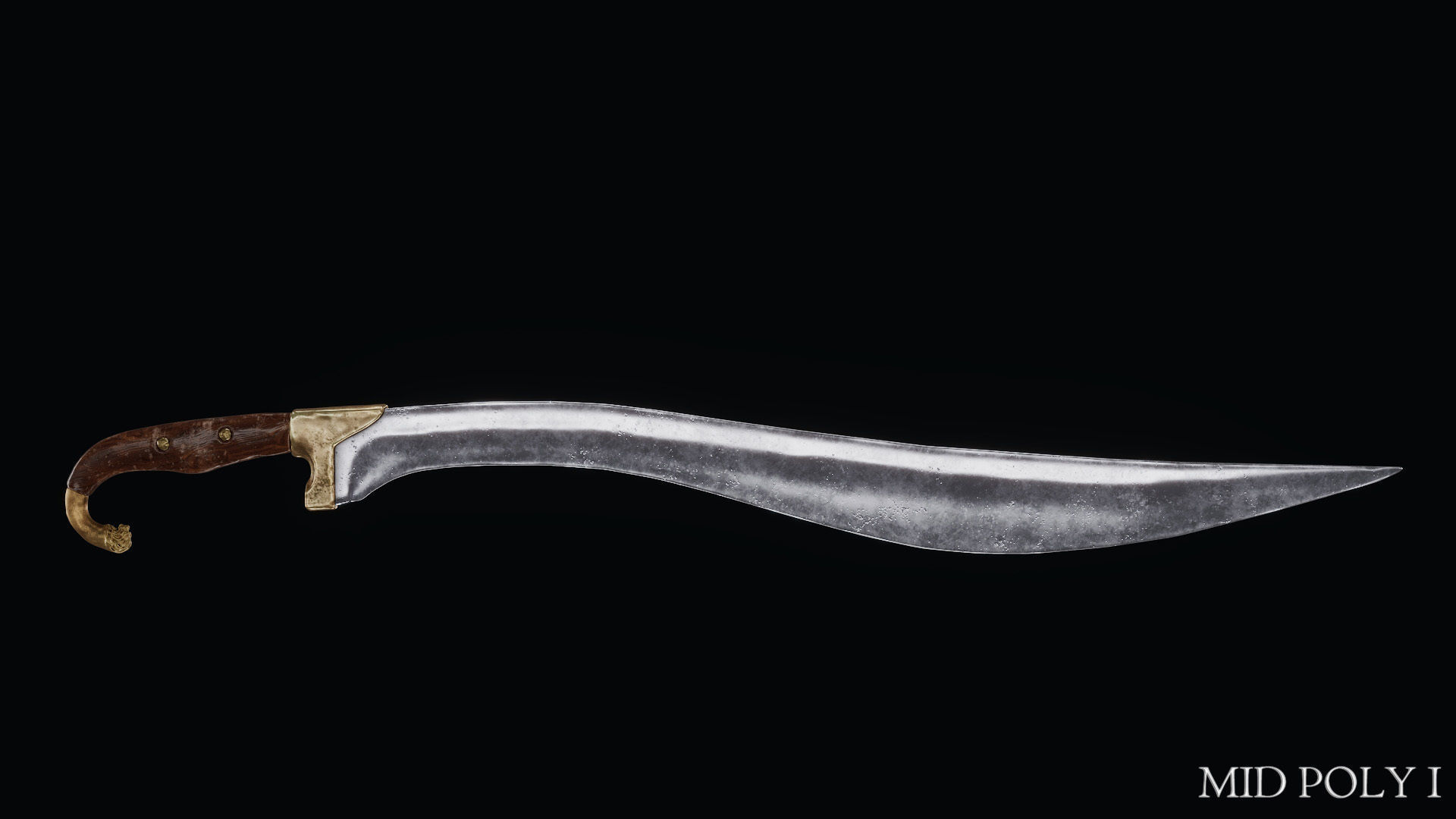 Sword of Alexander the Great Low-poly 3D model_116
