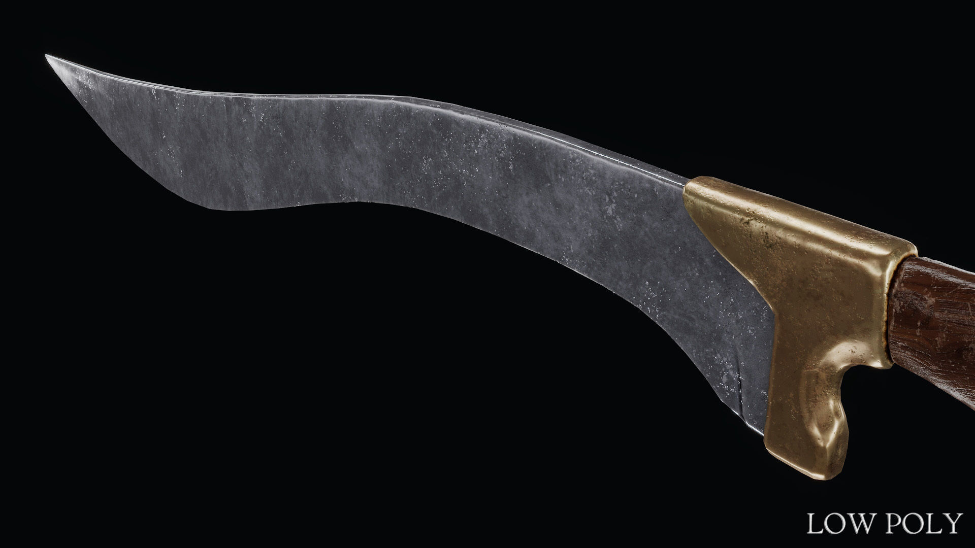 Sword of Alexander the Great Low-poly 3D model_62