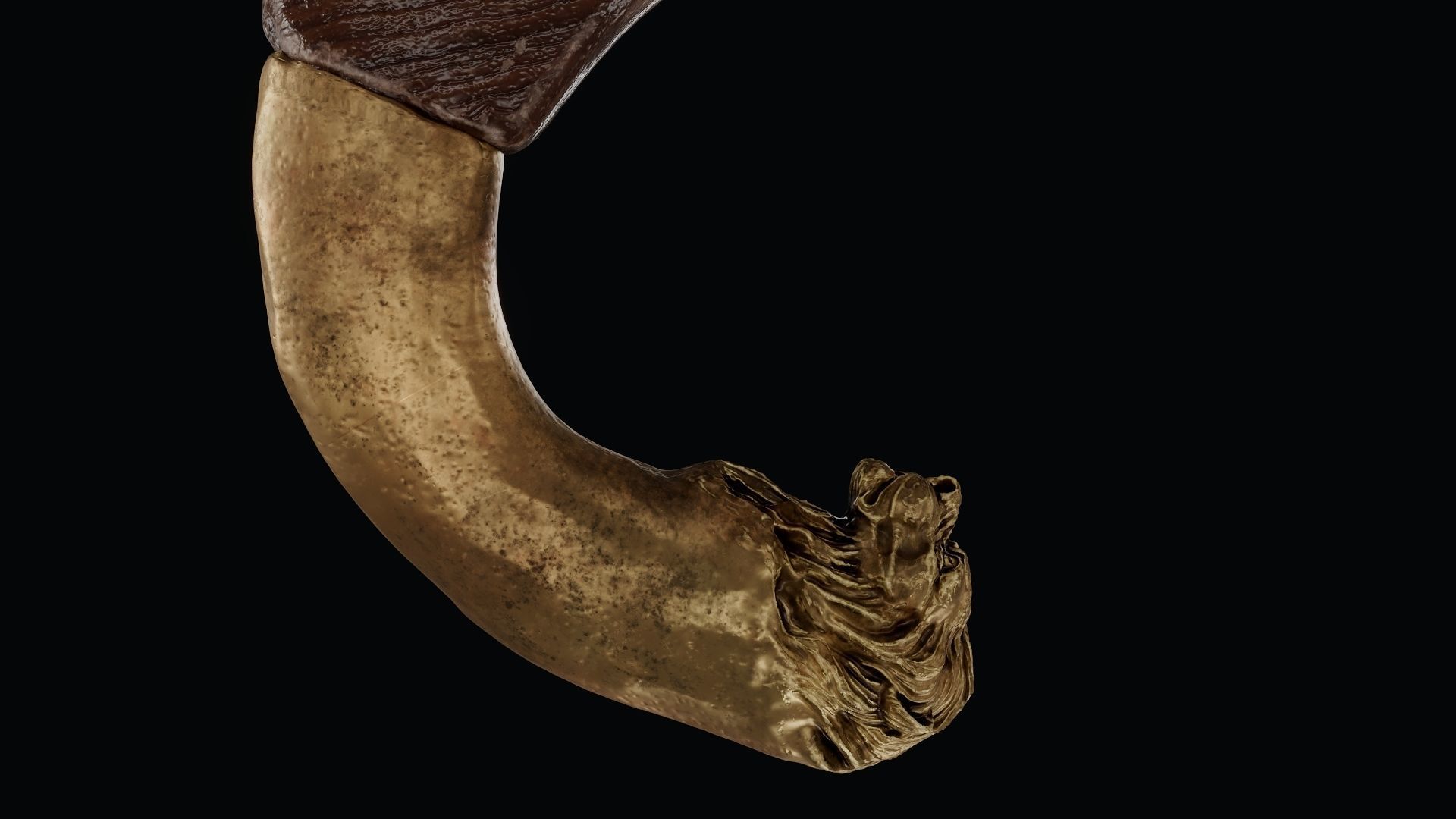 Sword of Alexander the Great Low-poly 3D model_23