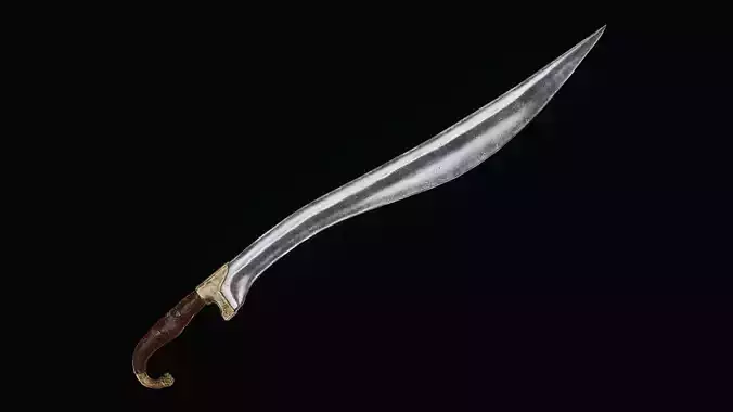 Sword of Alexander the Great Low-poly 3D model
