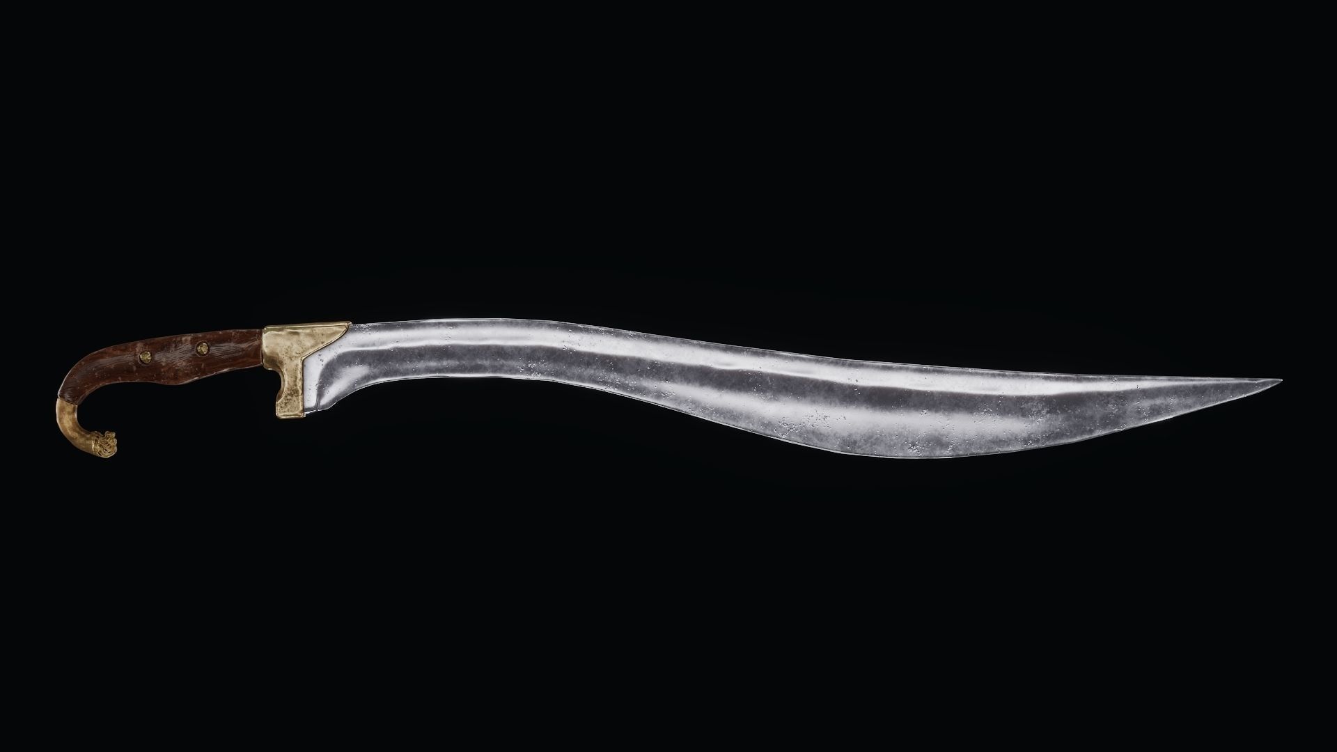 Sword of Alexander the Great Low-poly 3D model_2