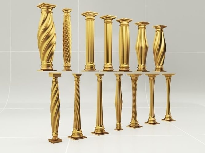 New Columne collection 3D model