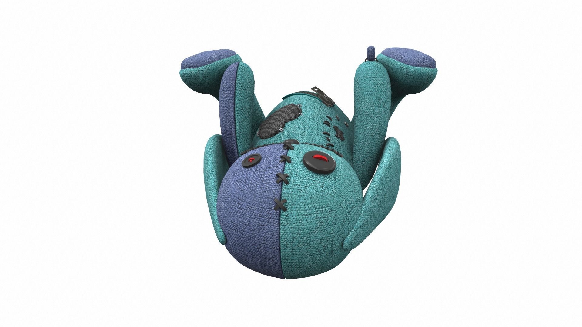 Plush toy bunny 3 3D model_5