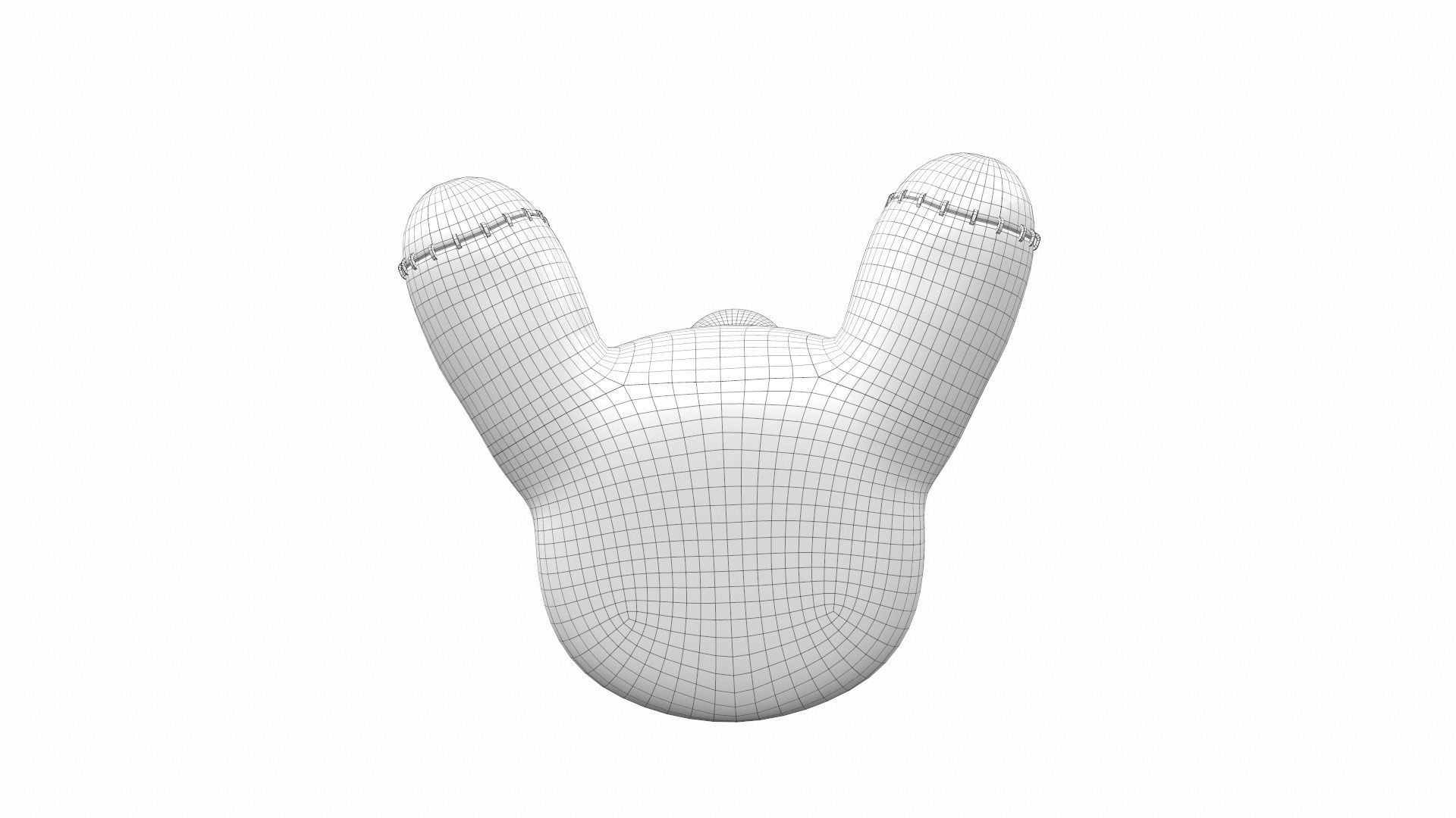 Plush toy cat 1 3D model_9