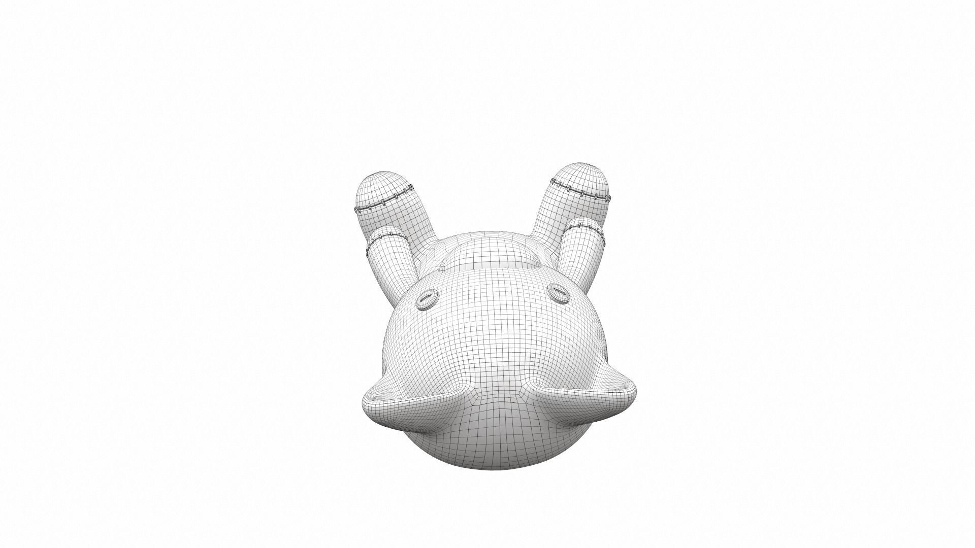 Plush toy cat 1 3D model_10